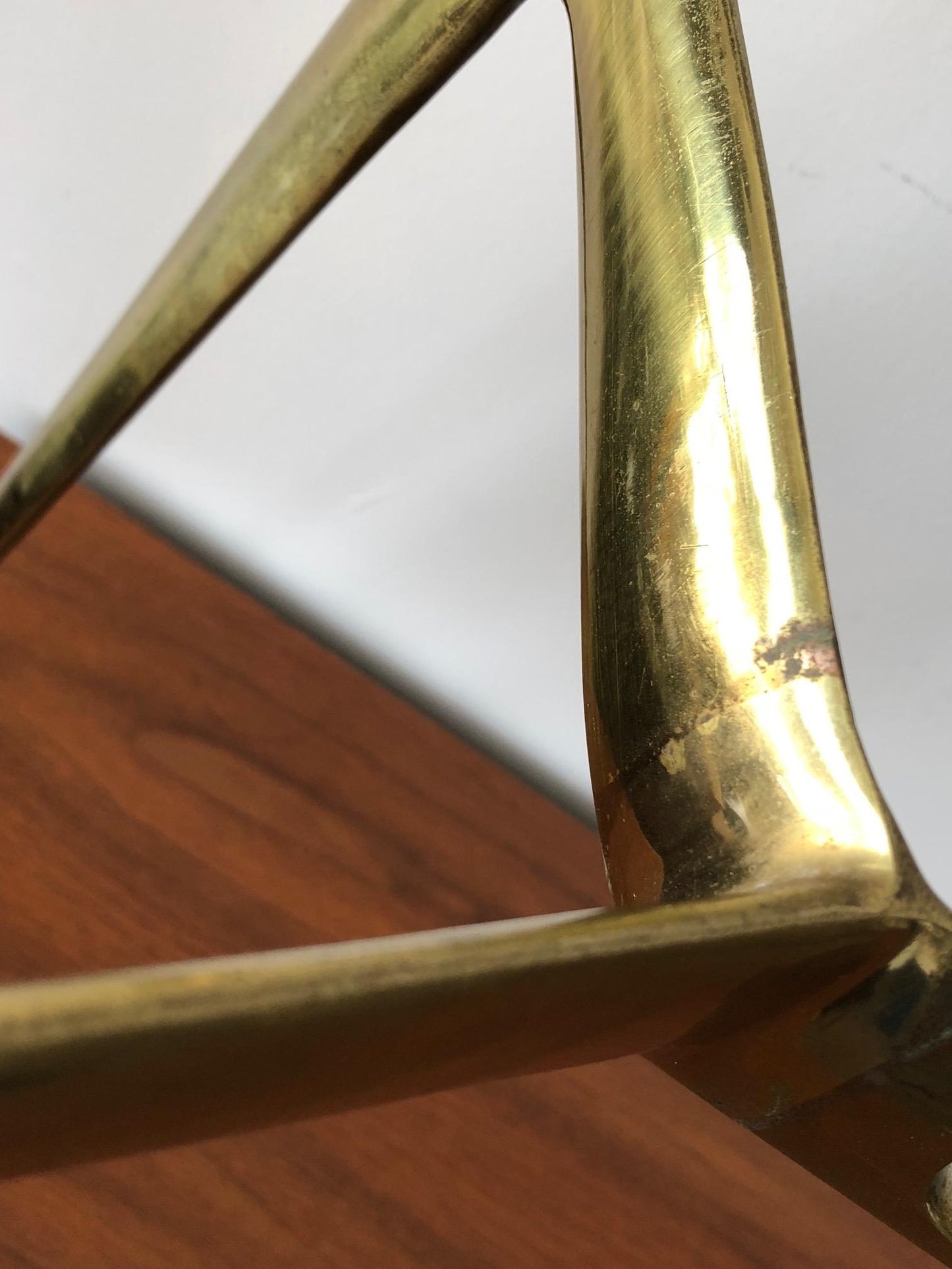 Frisman Vintage Cesare Lacca Sculpted Brass Coffee Table