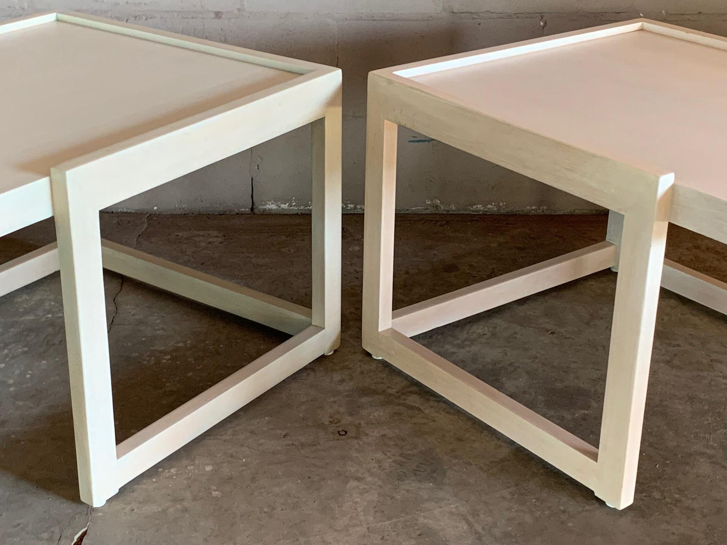 Frisman Vintage Pair of End Tables by Paul Laszlo for Brown Saltman