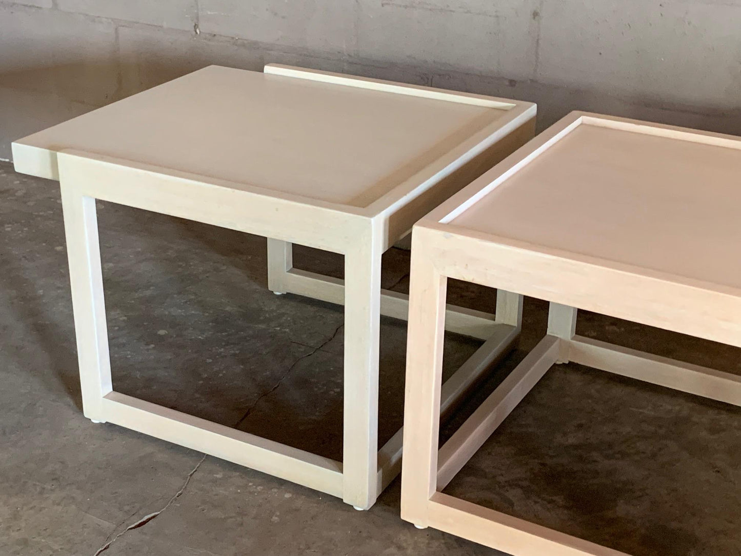Frisman Vintage Pair of End Tables by Paul Laszlo for Brown Saltman