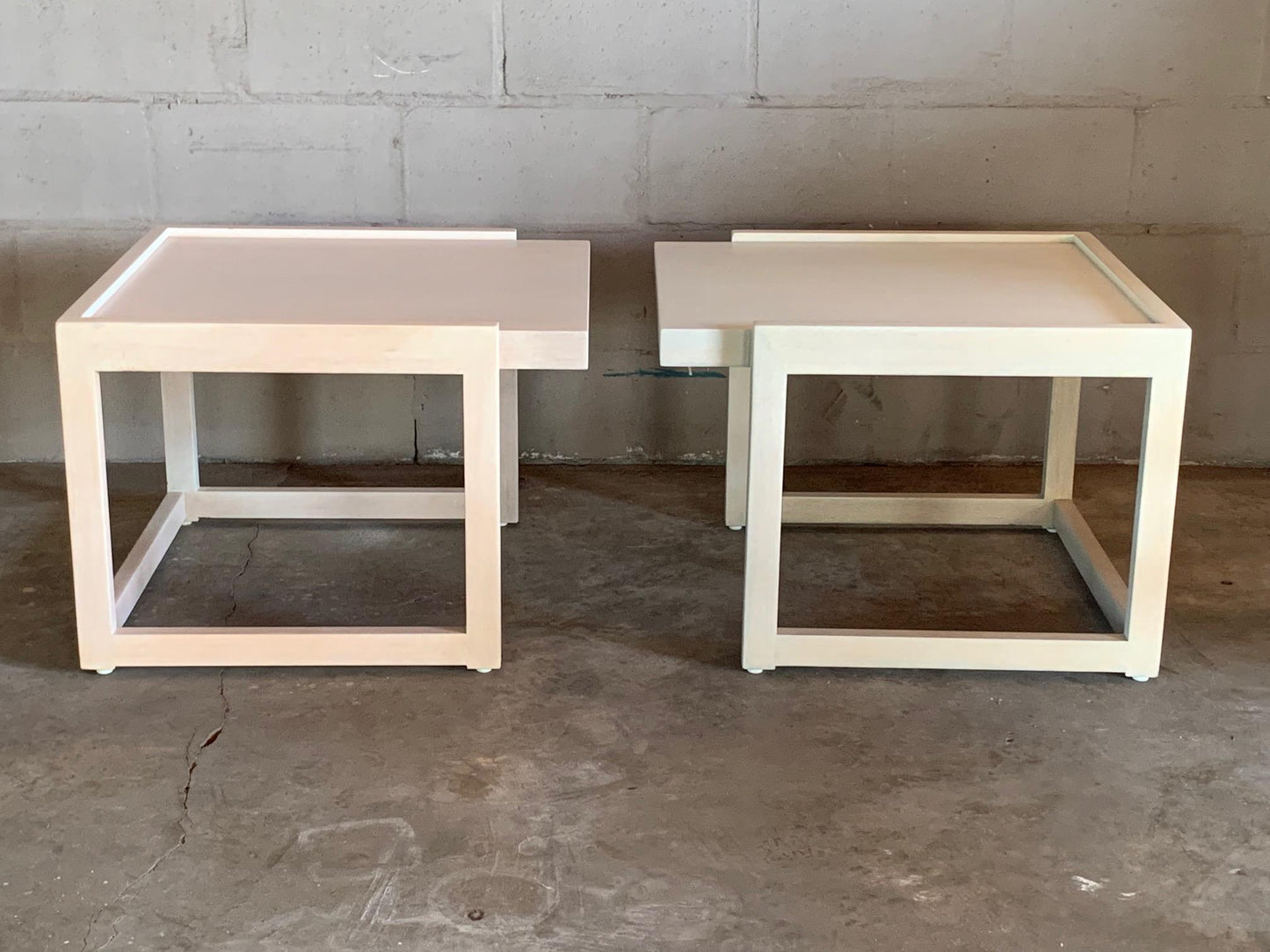 Frisman Vintage Pair of End Tables by Paul Laszlo for Brown Saltman