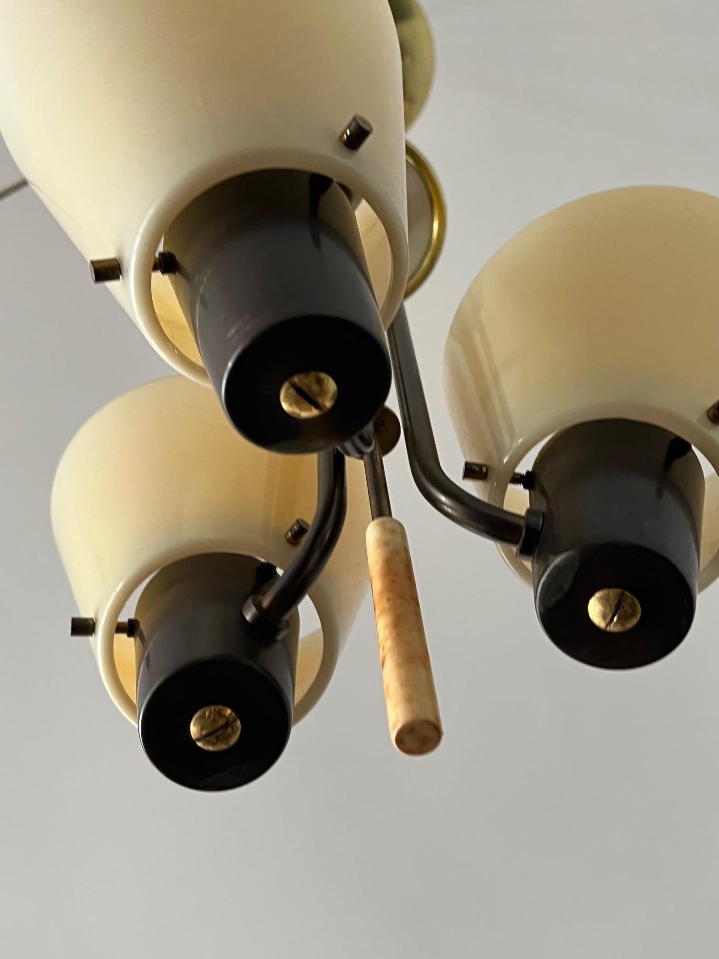 Frisman Vintage Unusual Chandelier by Lightolier