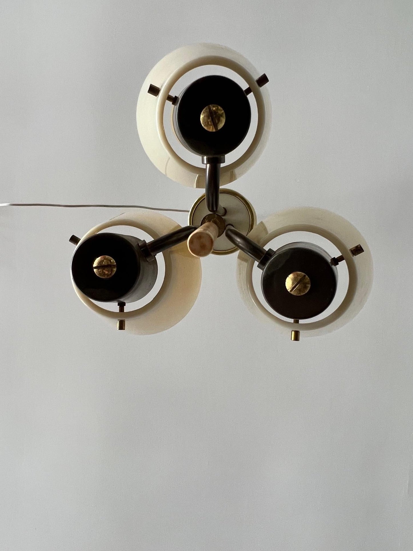 Frisman Vintage Unusual Chandelier by Lightolier