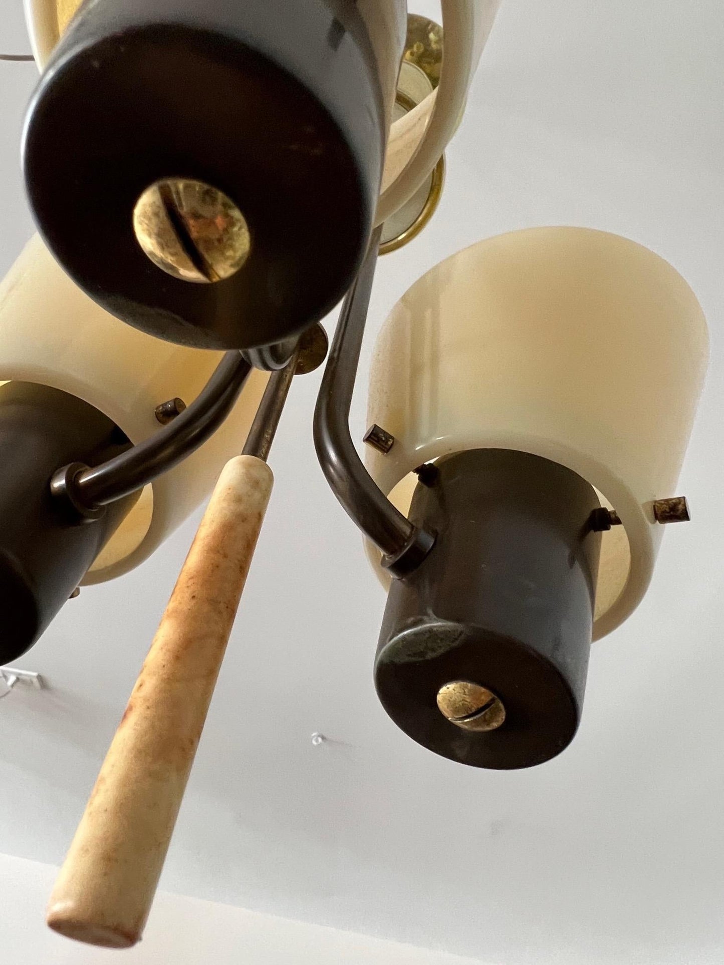 Frisman Vintage Unusual Chandelier by Lightolier