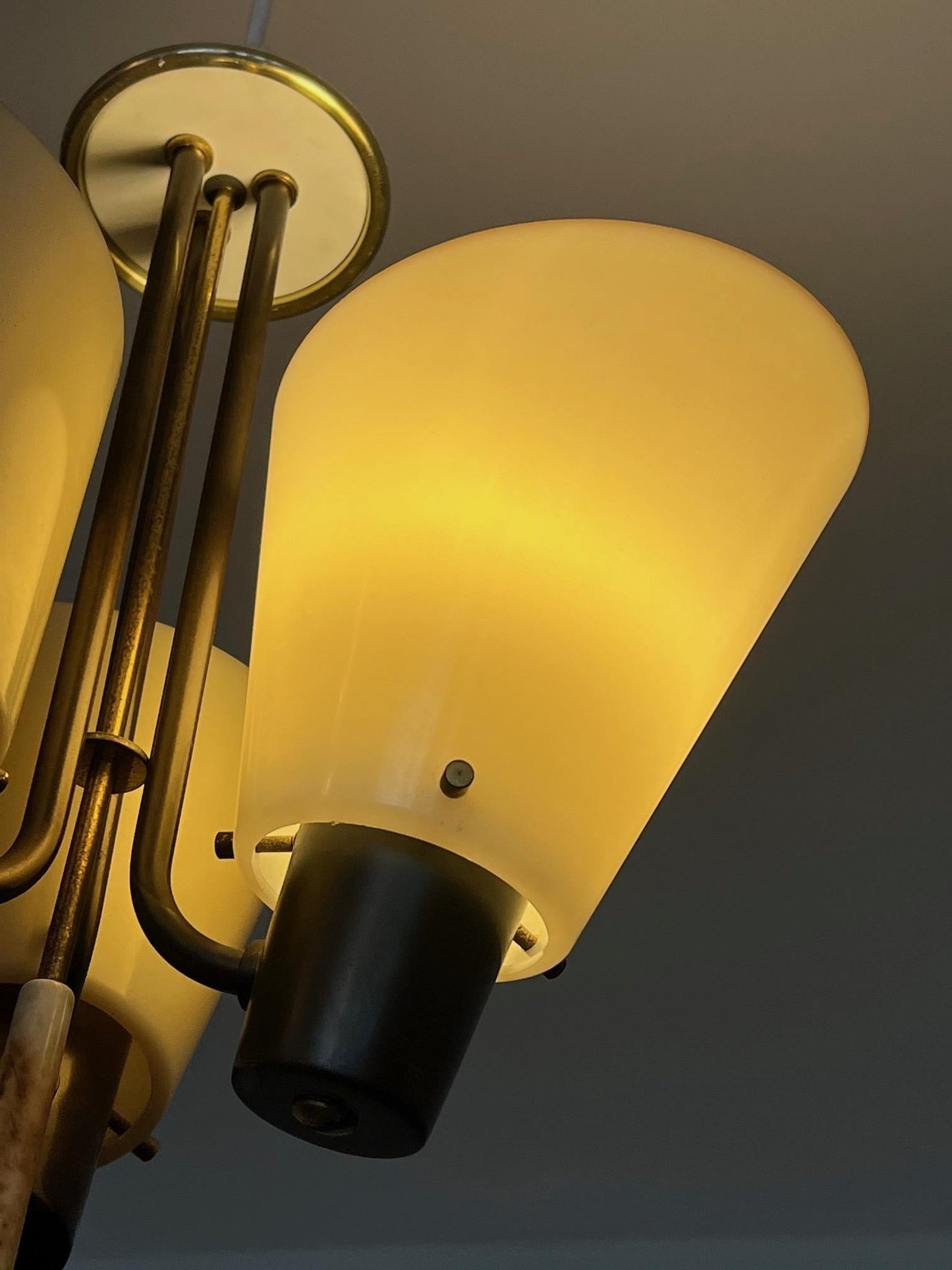 Frisman Vintage Unusual Chandelier by Lightolier