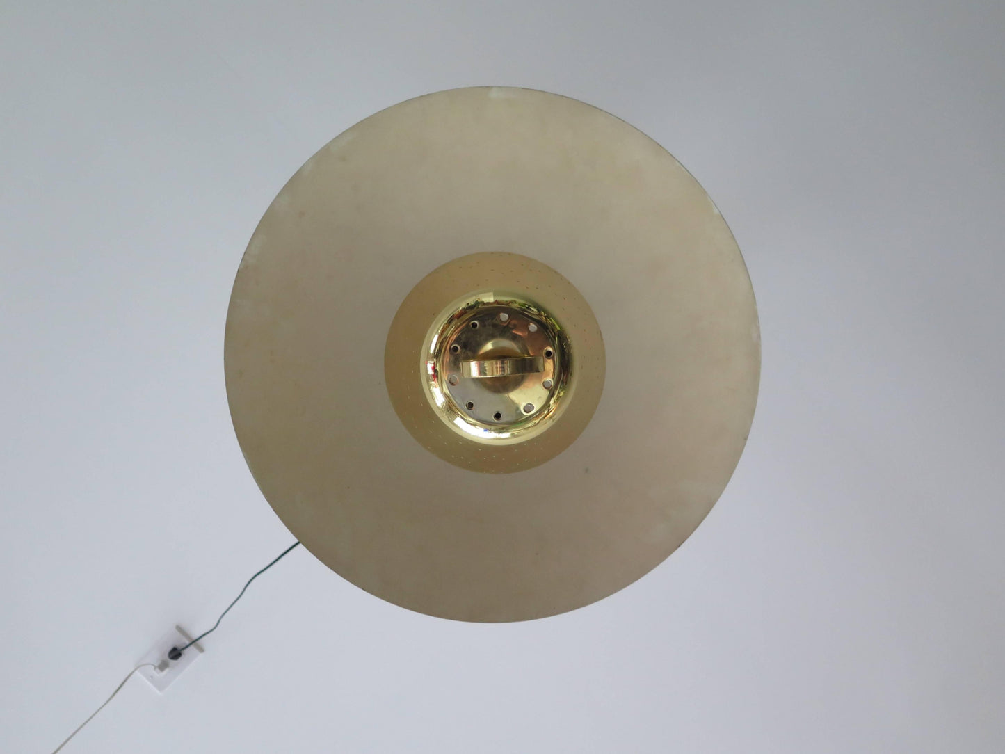 Frisman Vintage Brass Pendant Adjustable Lamp