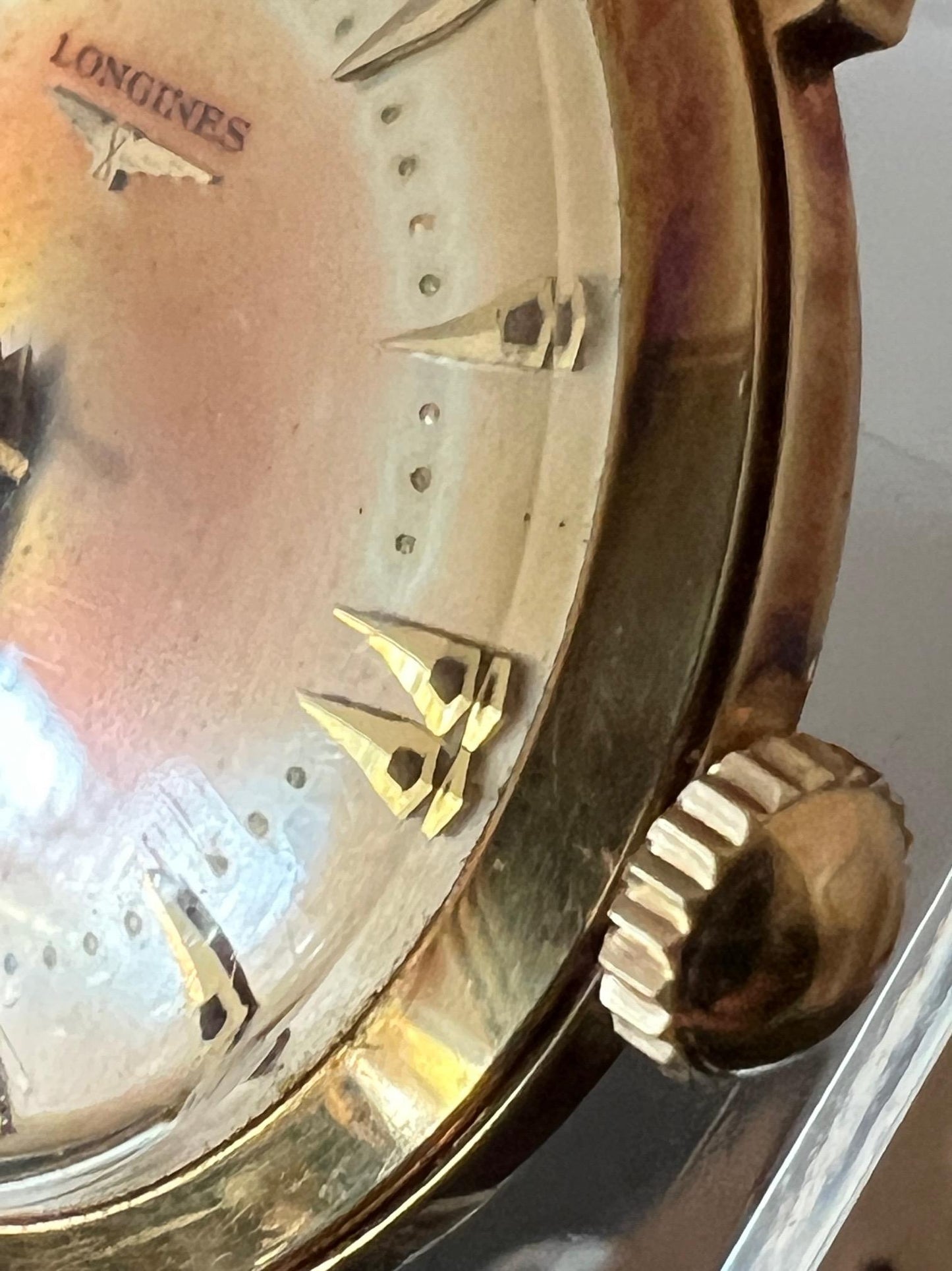 Frisman Vintage Longines 14k Gold Watch Tropical Patina Ca' 1953
