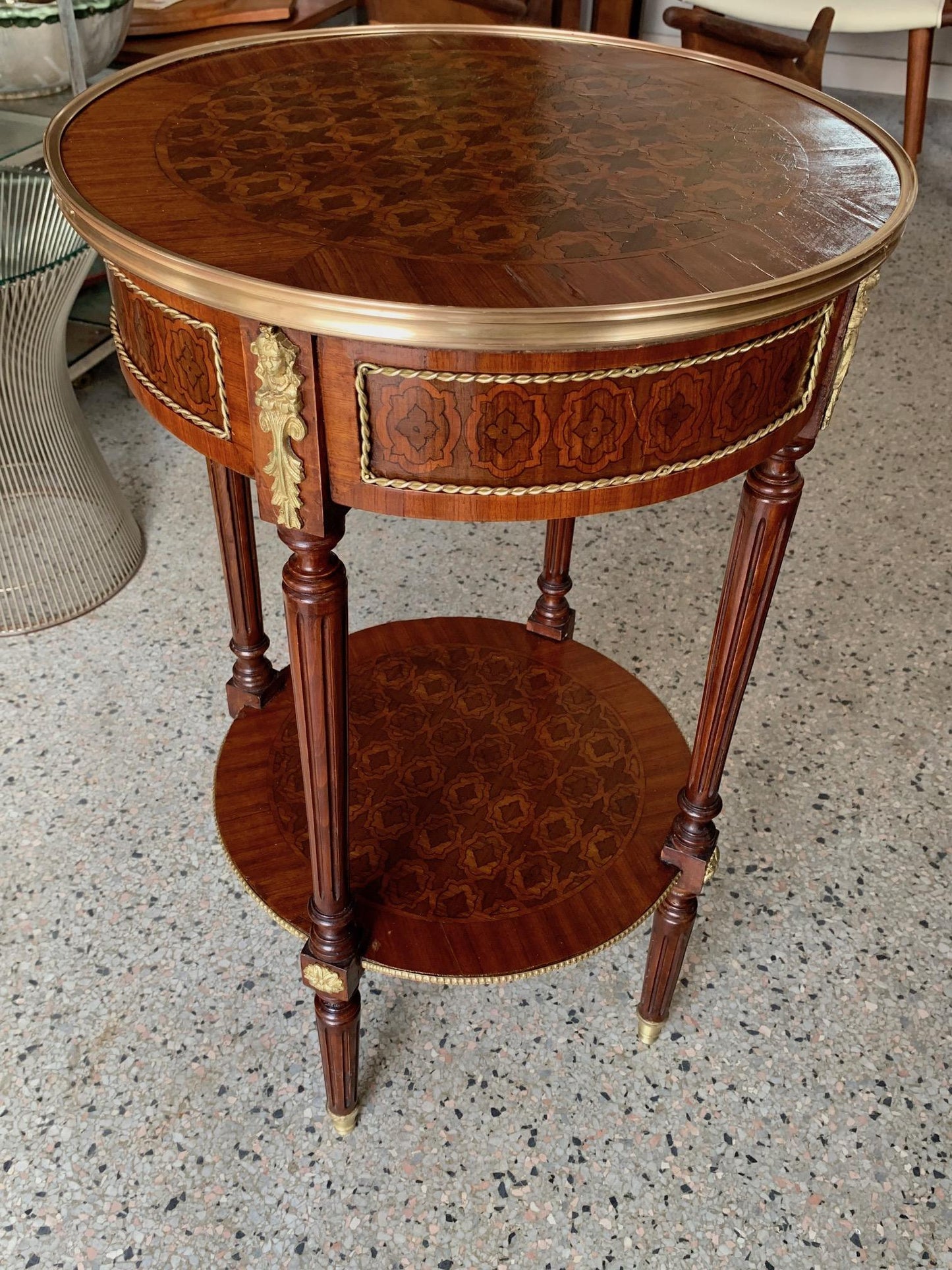 Frisman Vintage Elegant Louis XVI Style Gueridon