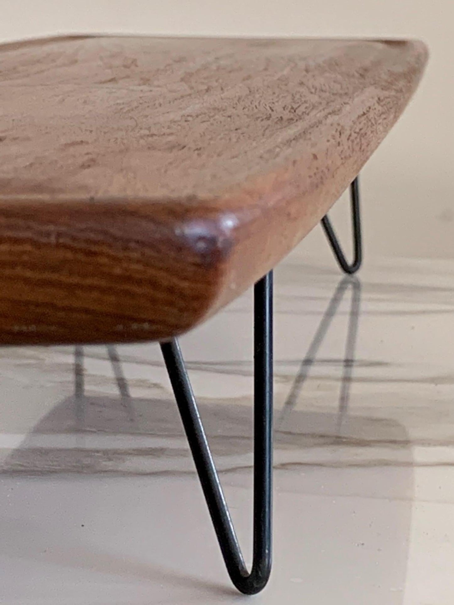 Frisman Vintage Sculptural Danish Lunch Board in Solid Teak by Johannes Aasbjerg