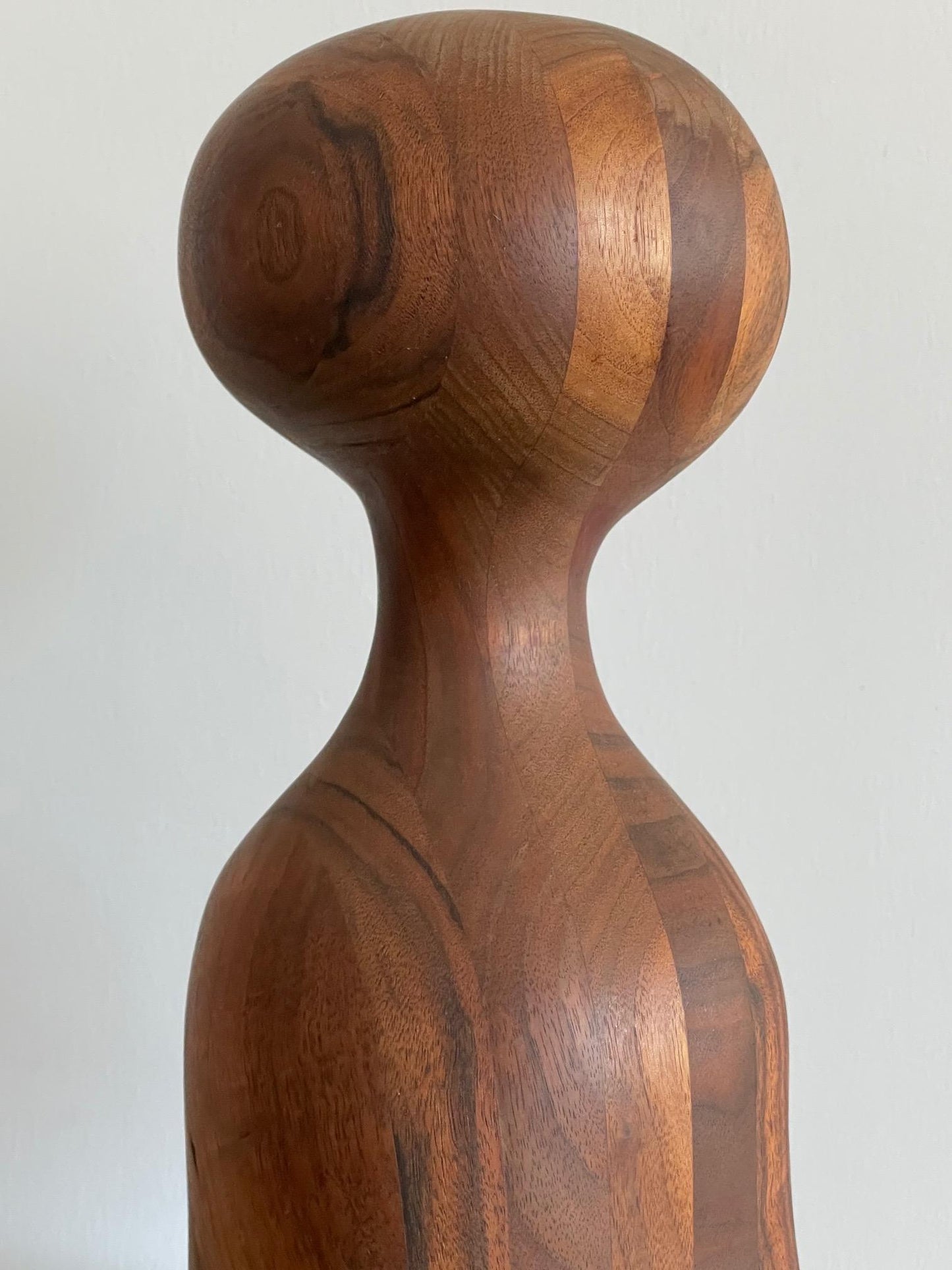 Frisman Vintage Margery Goldberg Sculpture in Walnut, 1978