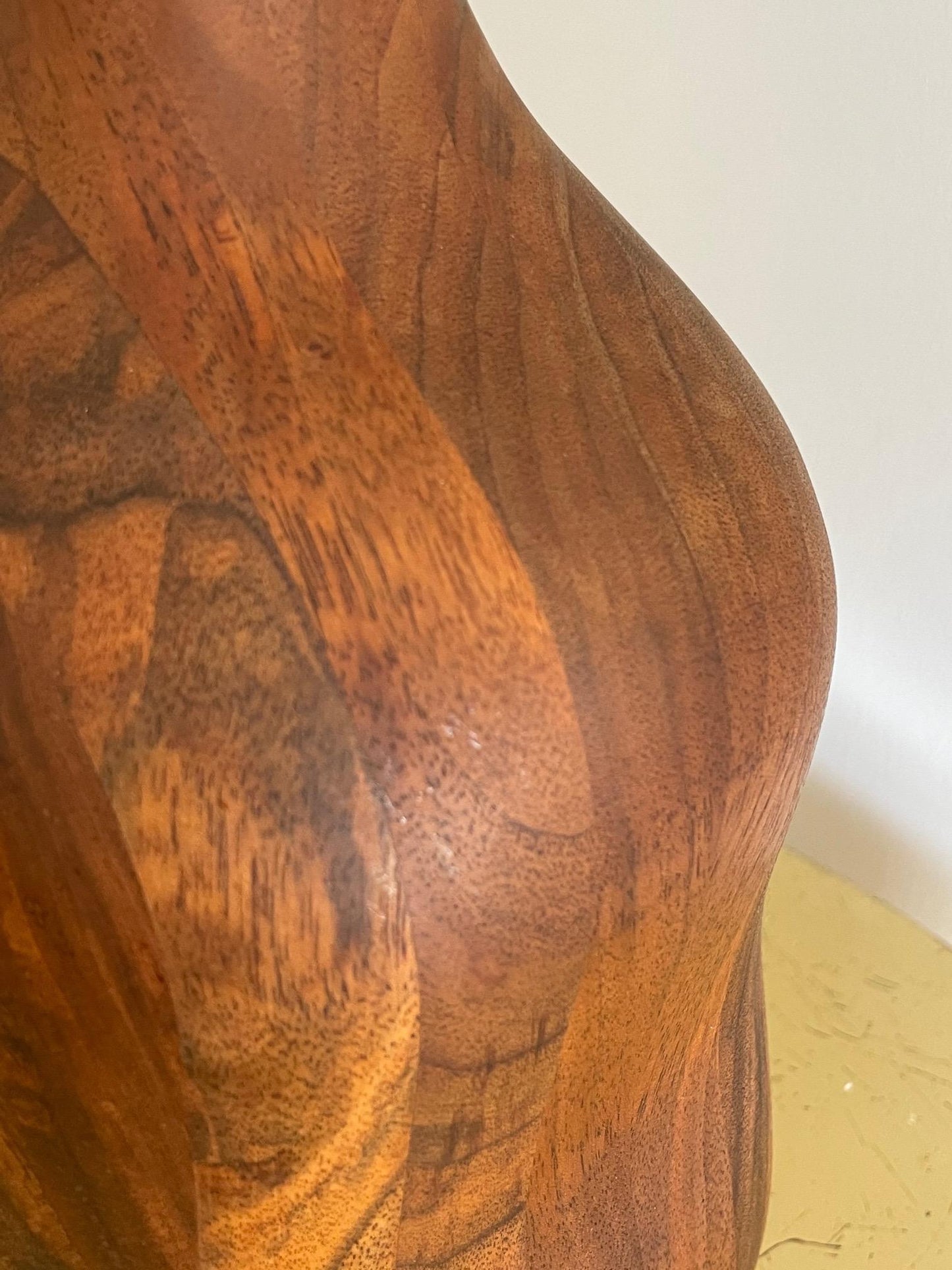 Frisman Vintage Margery Goldberg Sculpture in Walnut, 1978