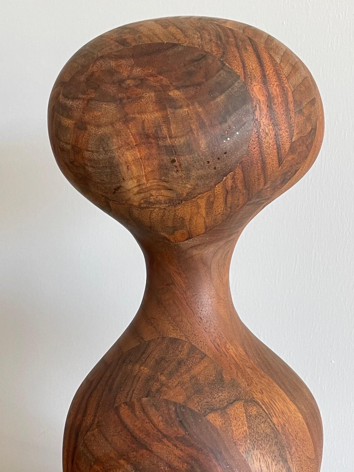 Frisman Vintage Margery Goldberg Sculpture in Walnut, 1978