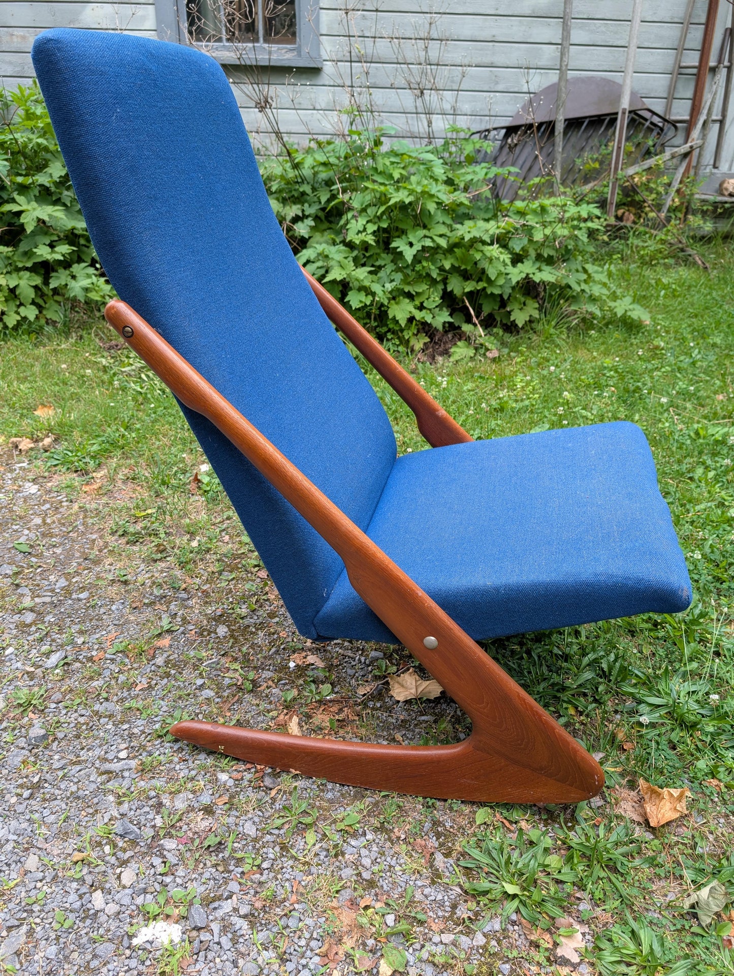Frisman Vintage Danish Modern Rocker By Mogens Kold ca' 1960's