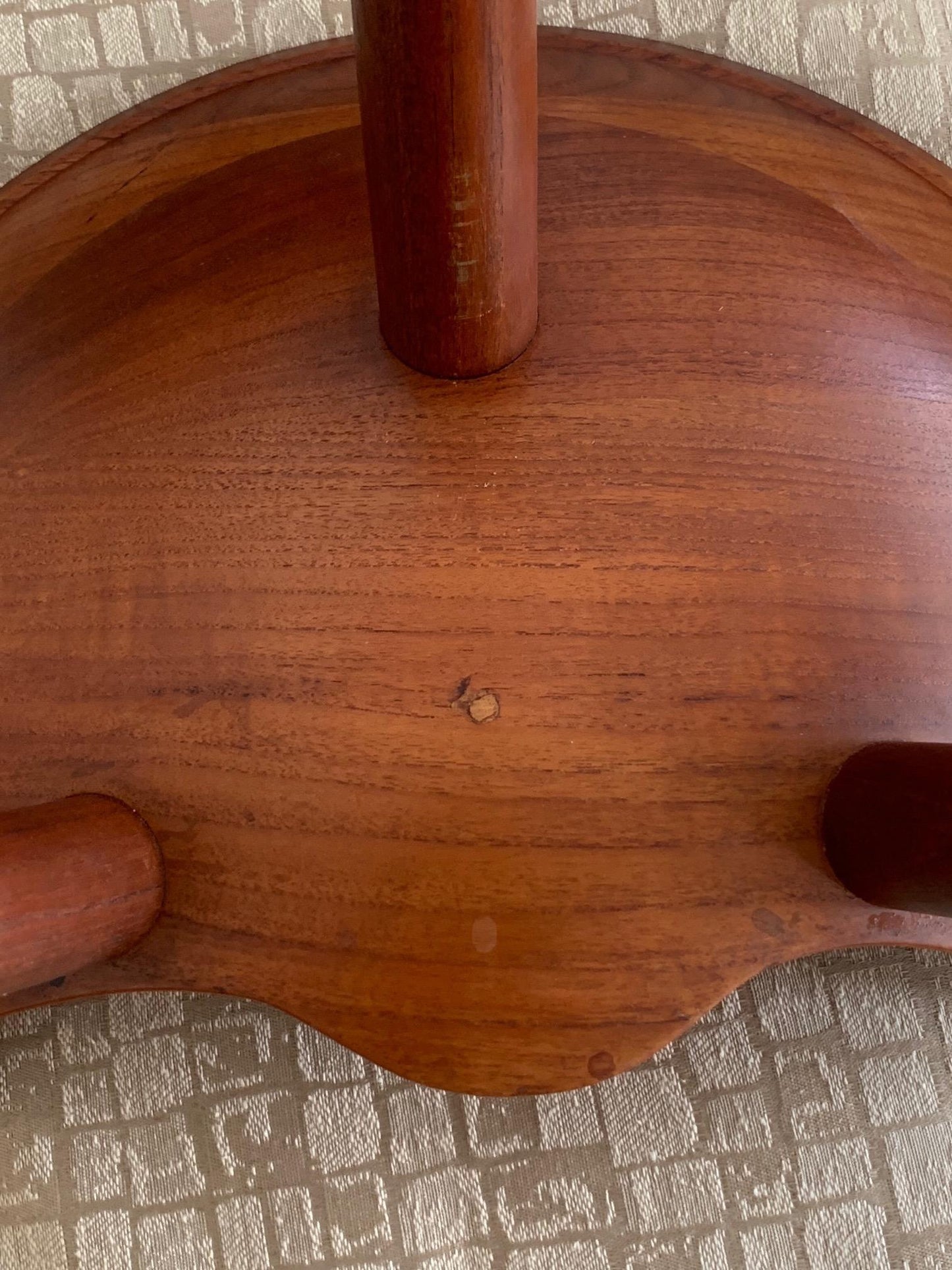 Frisman Vintage Mogens Lassen Teak Stool for K. Thomsen, Denmark
