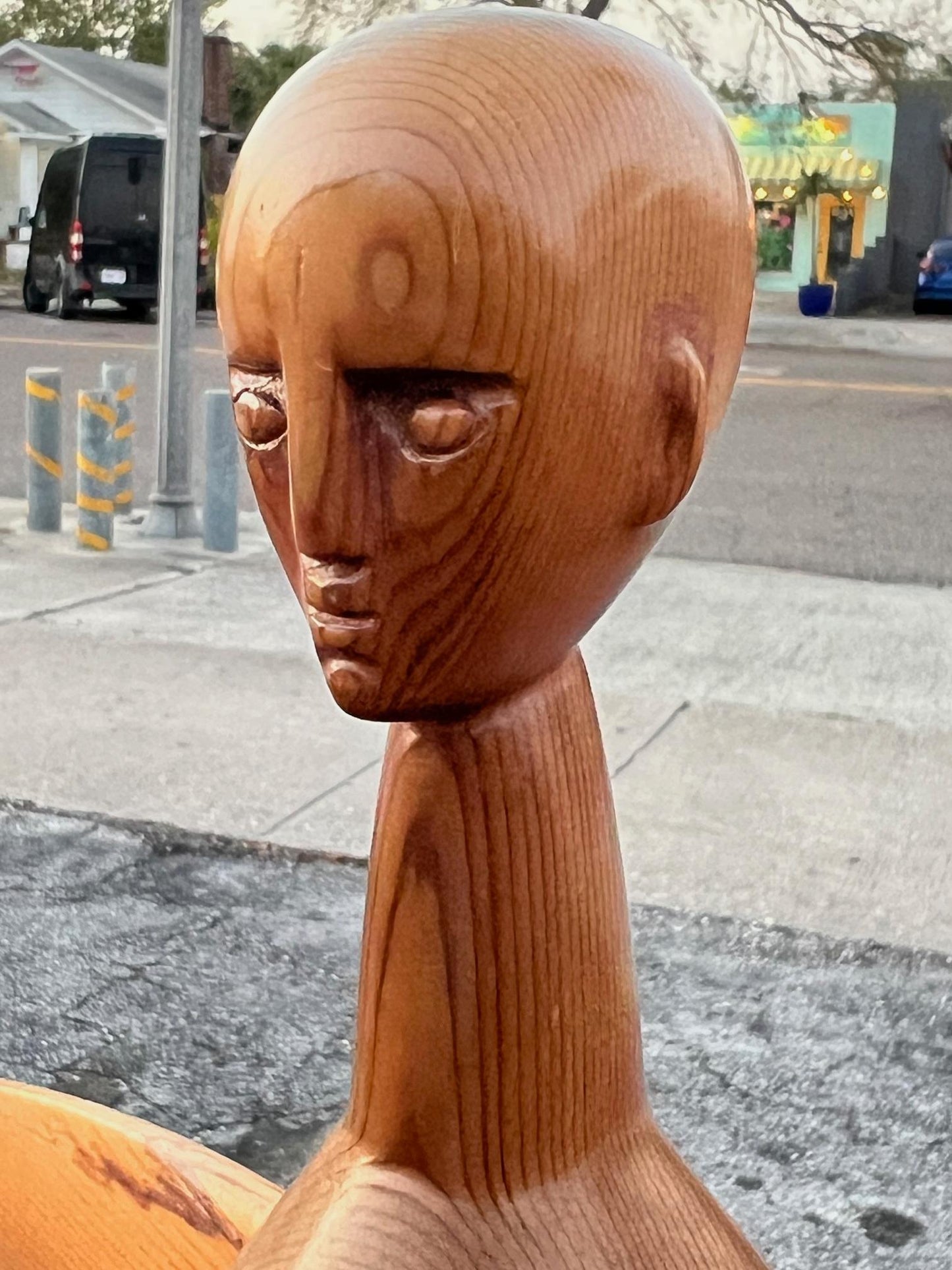 Frisman Vintage A Large Figurative Sculpture By Manuel Pereira da Silva 1979