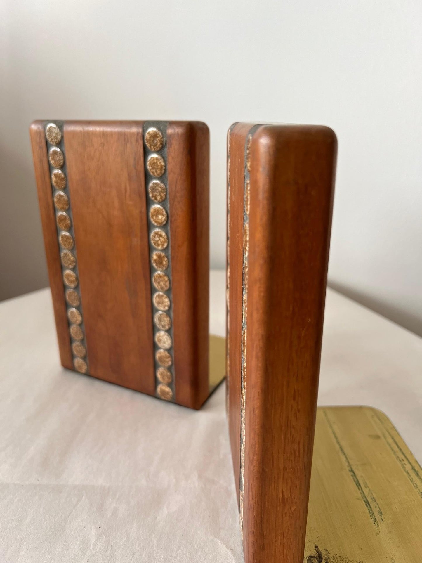 Frisman Vintage Gordon Martz Marshall Studios Ceramic Bookends ca' 1950's