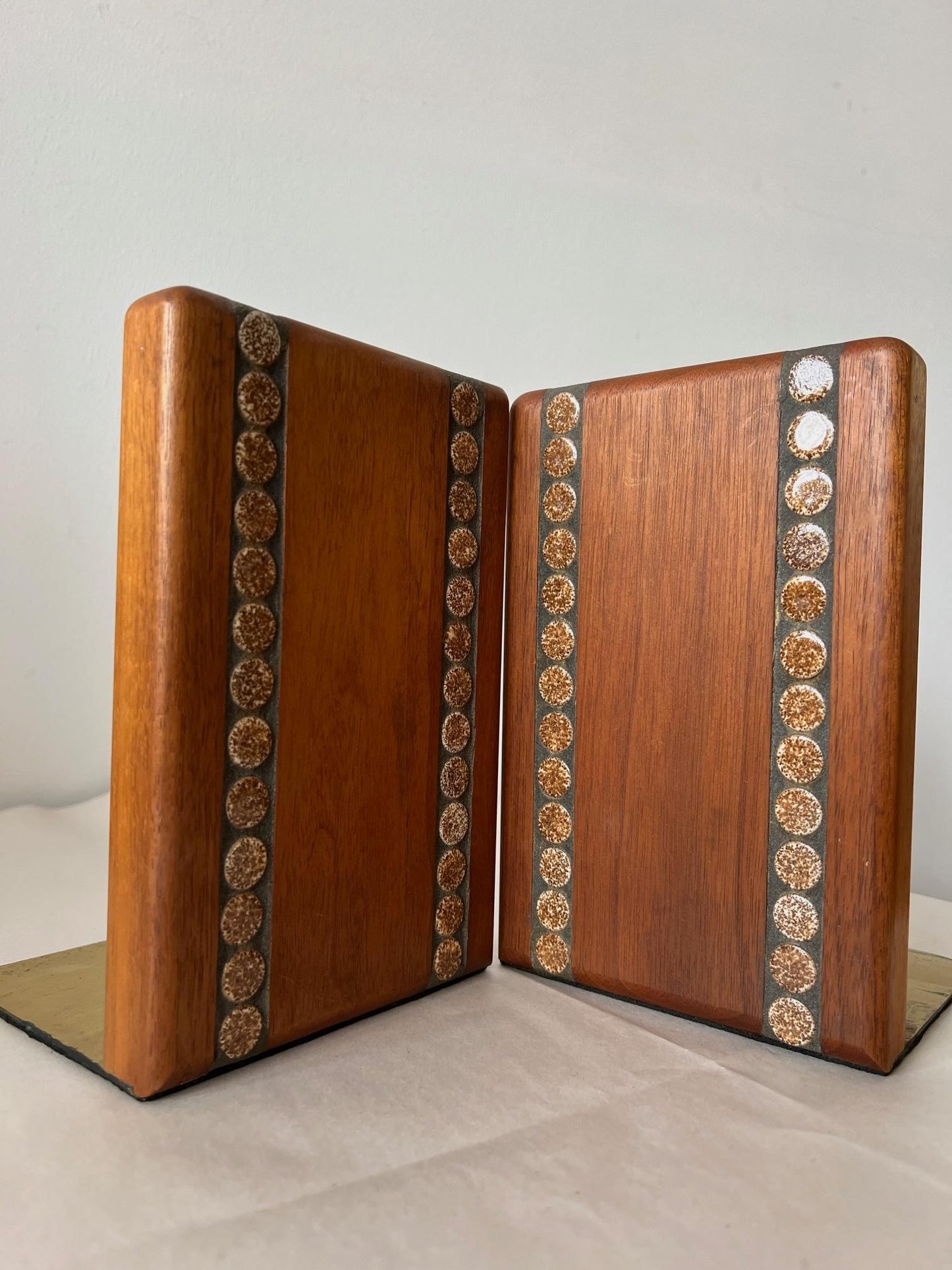 Frisman Vintage Gordon Martz Marshall Studios Ceramic Bookends ca' 1950's