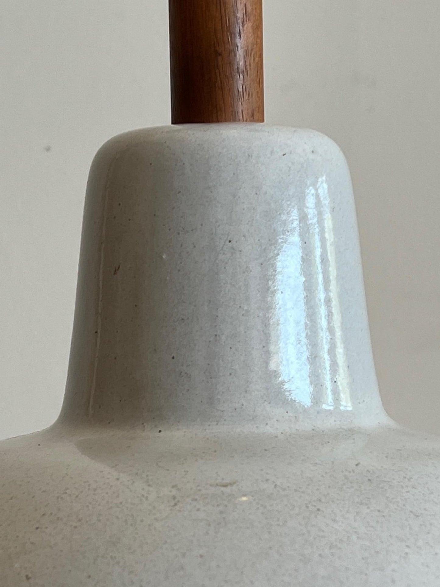 Frisman Vintage Martz Ceramic Lamp with Sgraffito Decoration