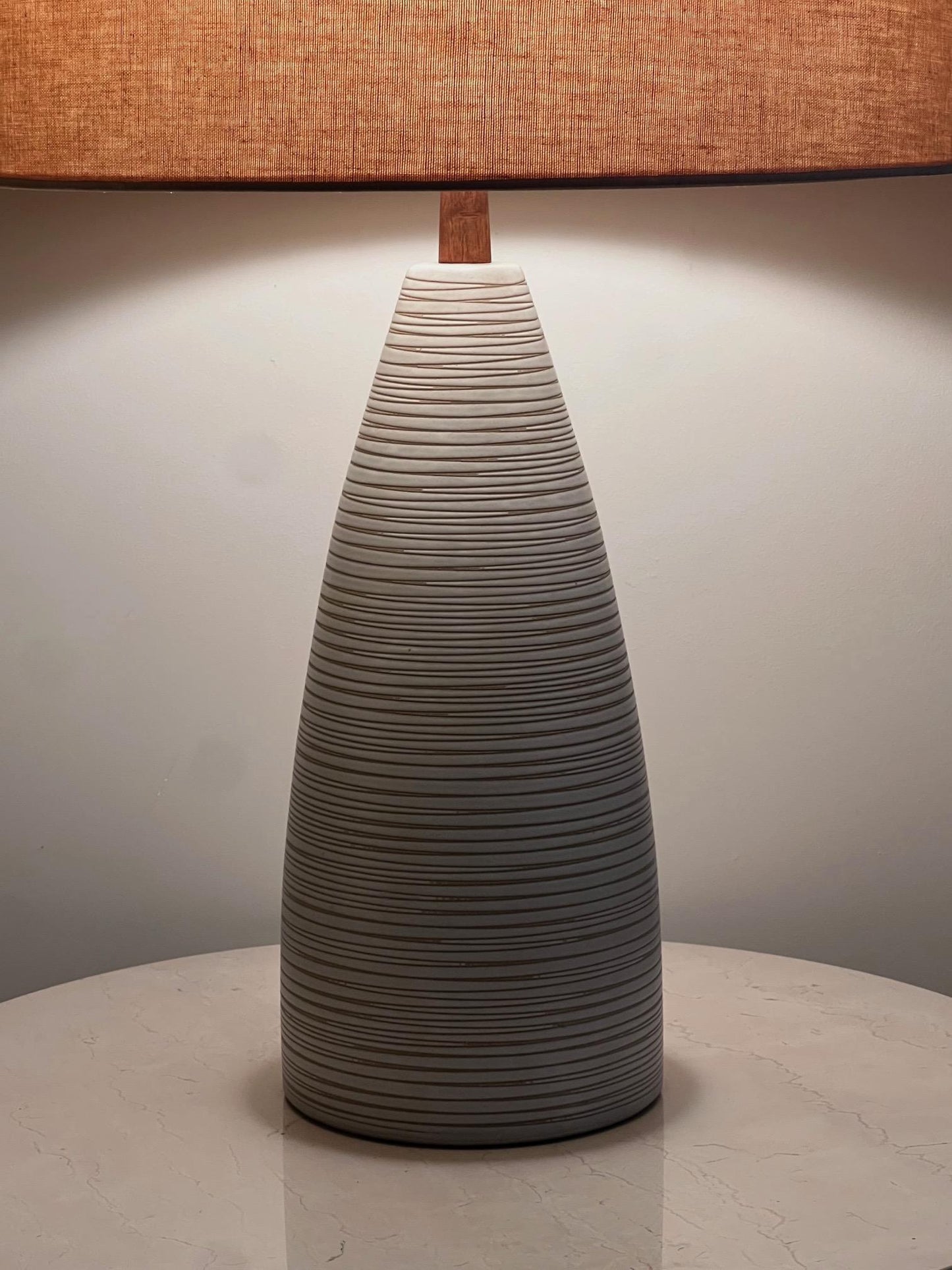 Frisman Vintage Elegant Martz Lamp with Inciso Decoration