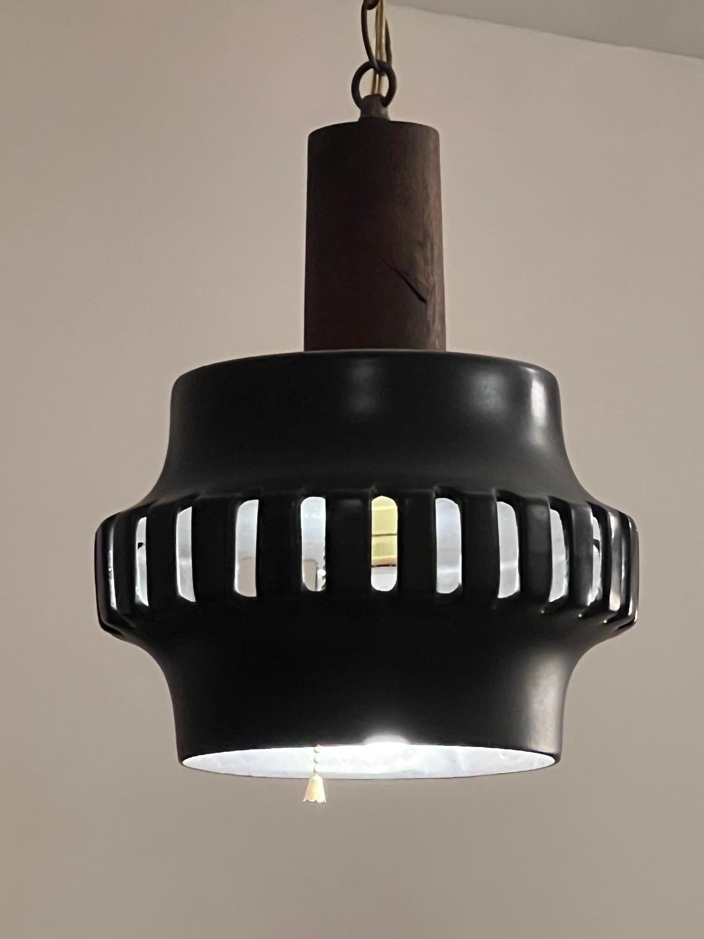 Frisman Vintage Unusual Ceramic Pendant by Martz