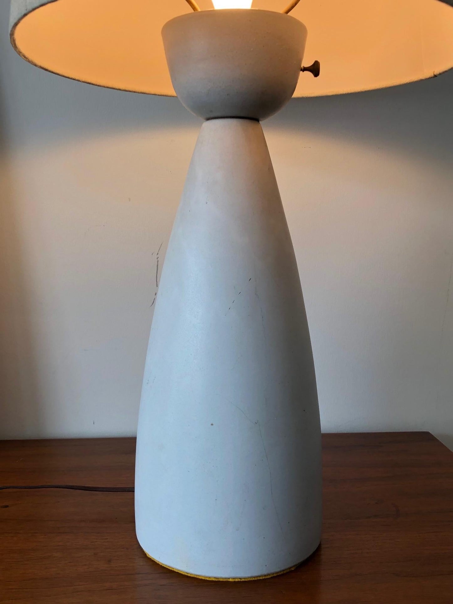 Frisman Vintage Unusual Ceramic Lamp by Martz