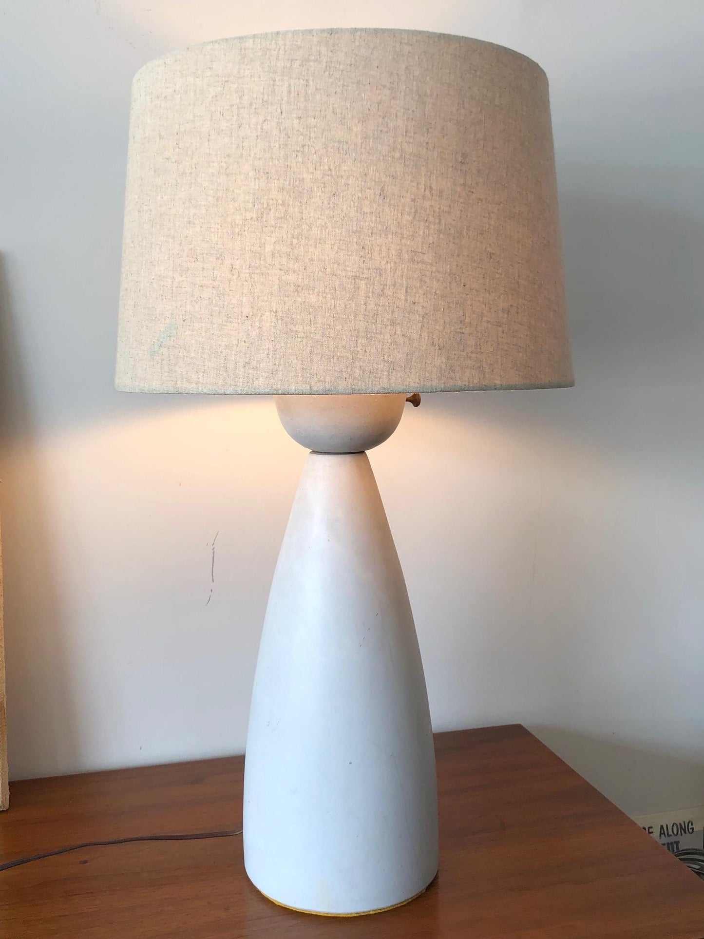 Frisman Vintage Unusual Ceramic Lamp by Martz