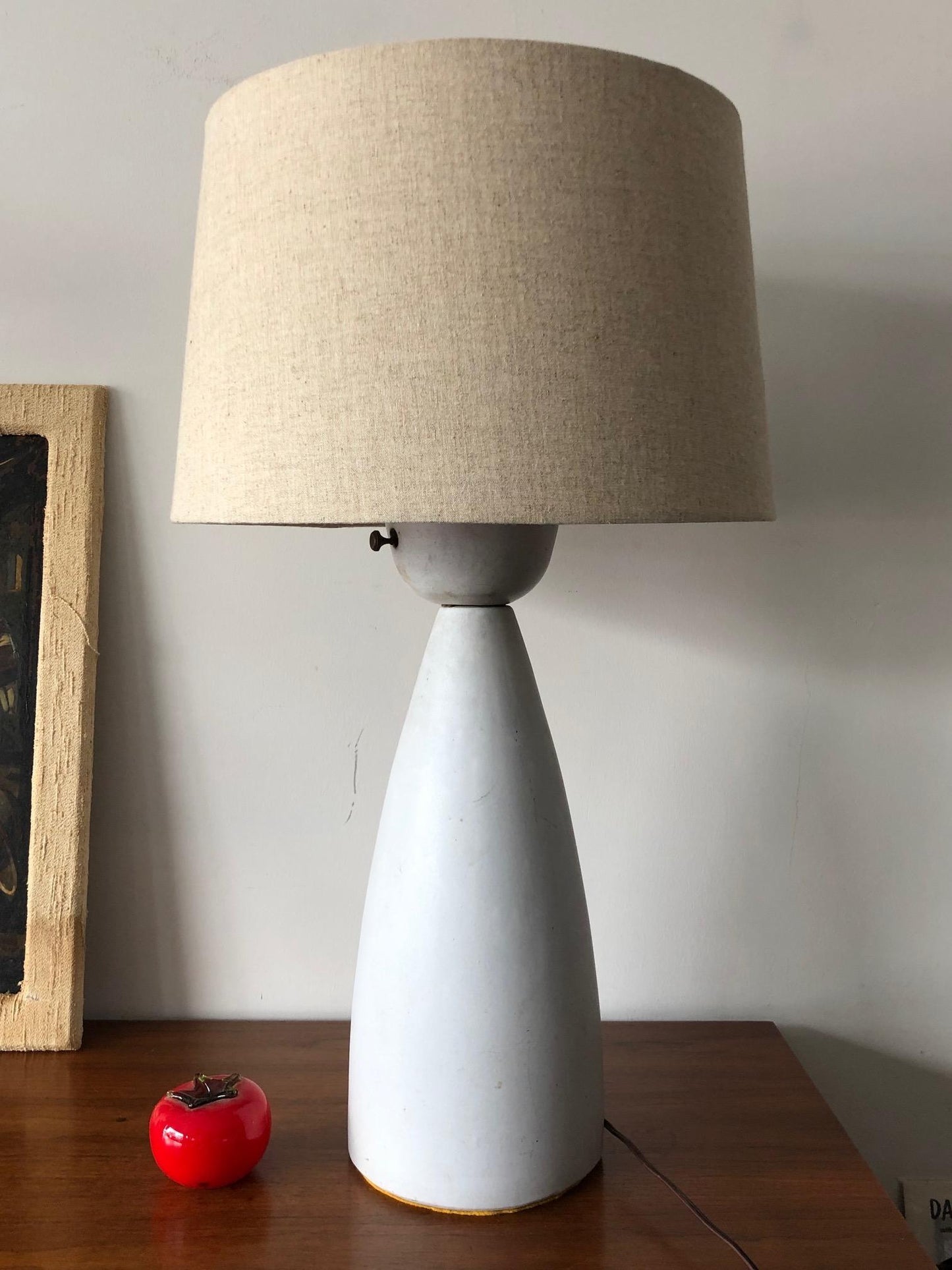 Frisman Vintage Unusual Ceramic Lamp by Martz