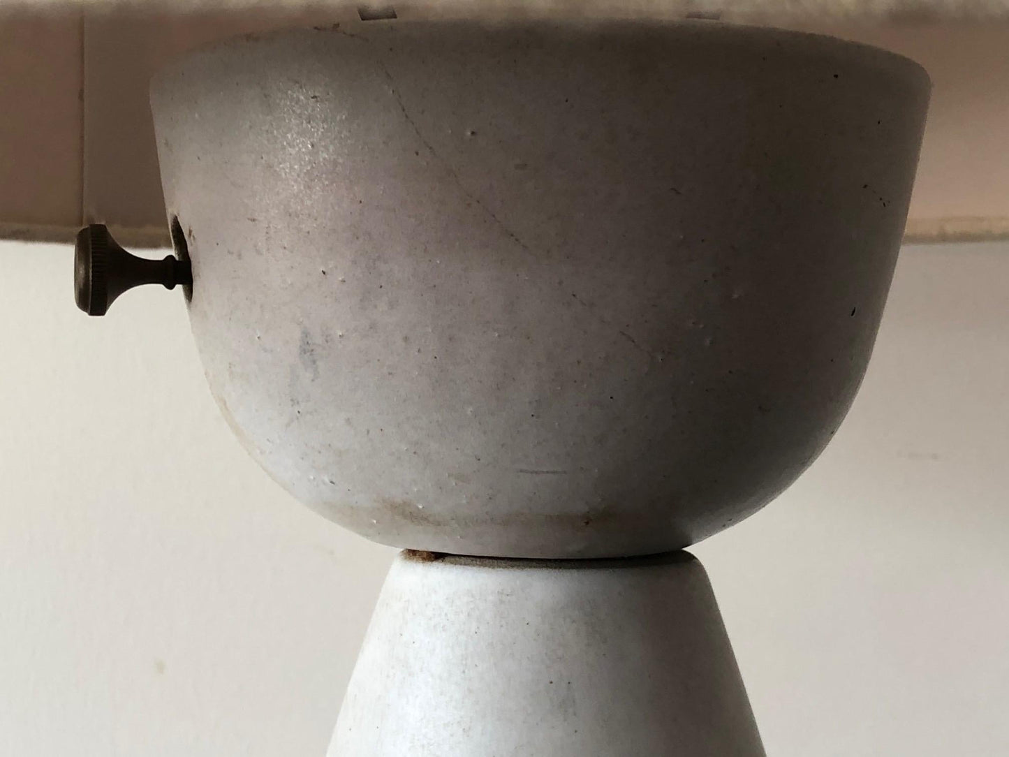 Frisman Vintage Unusual Ceramic Lamp by Martz