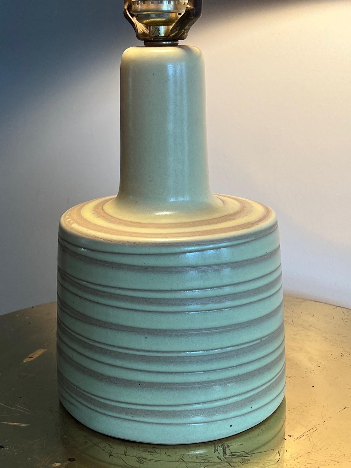 Frisman Vintage Unusual Martz Lamp with Swirl Decoration