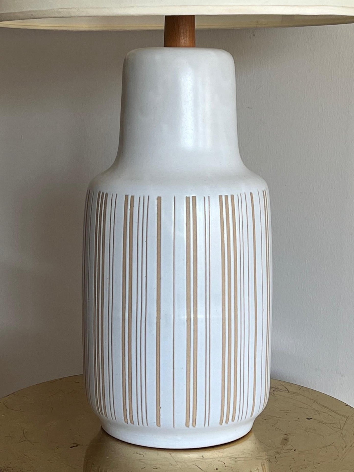 Frisman Vintage Martz Lamp with Vertical Decoration, ca' 1960's