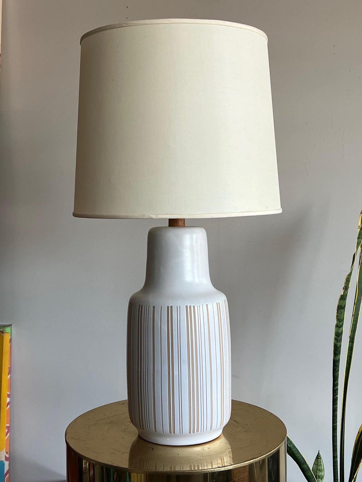 Frisman Vintage Martz Lamp with Vertical Decoration, ca' 1960's