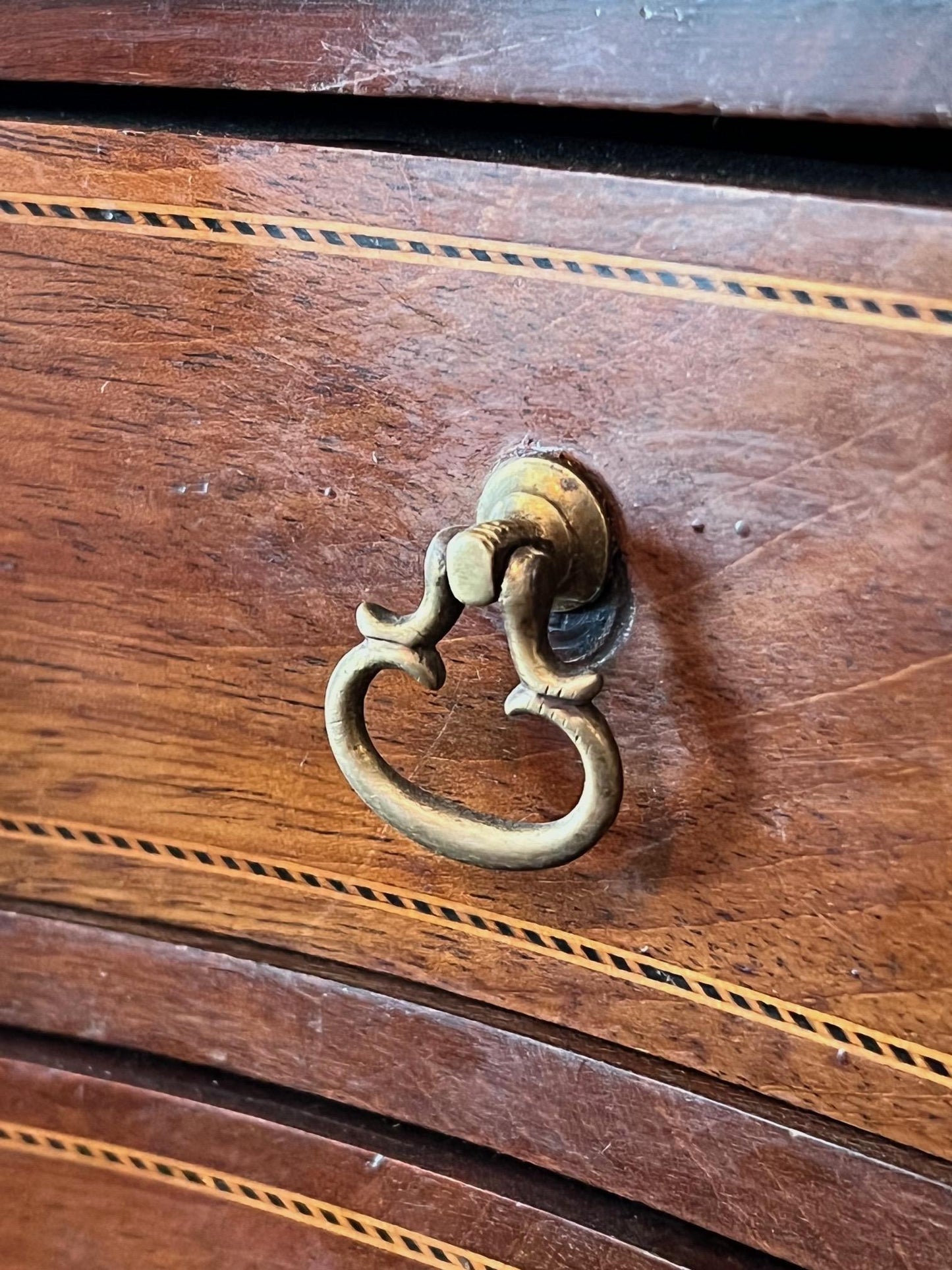 Frisman Vintage Edwardian Miniature Chest with Bowed Front