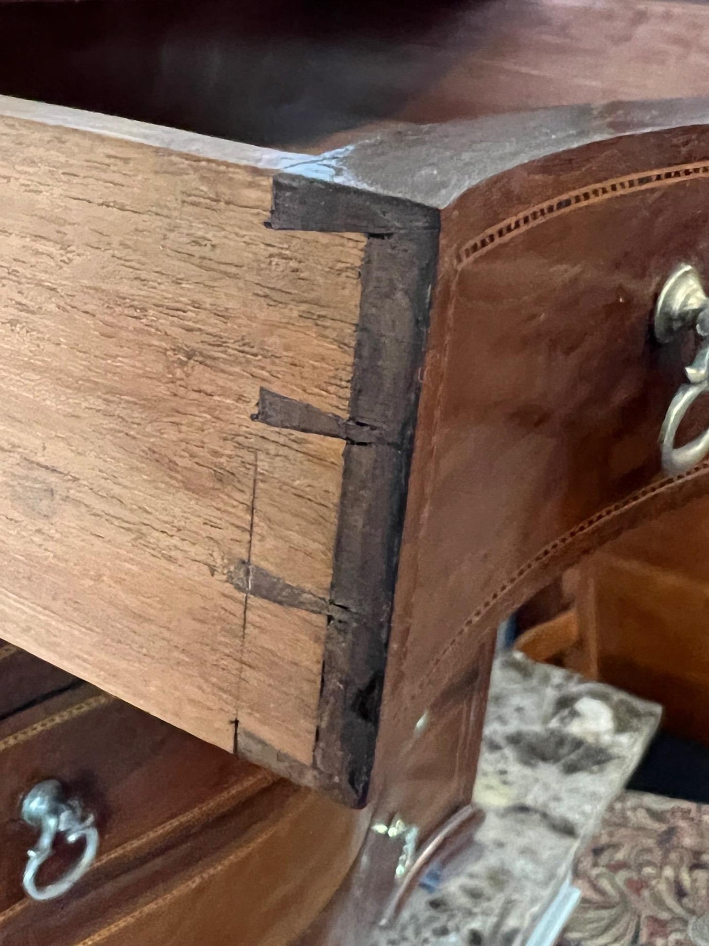 Frisman Vintage Edwardian Miniature Chest with Bowed Front