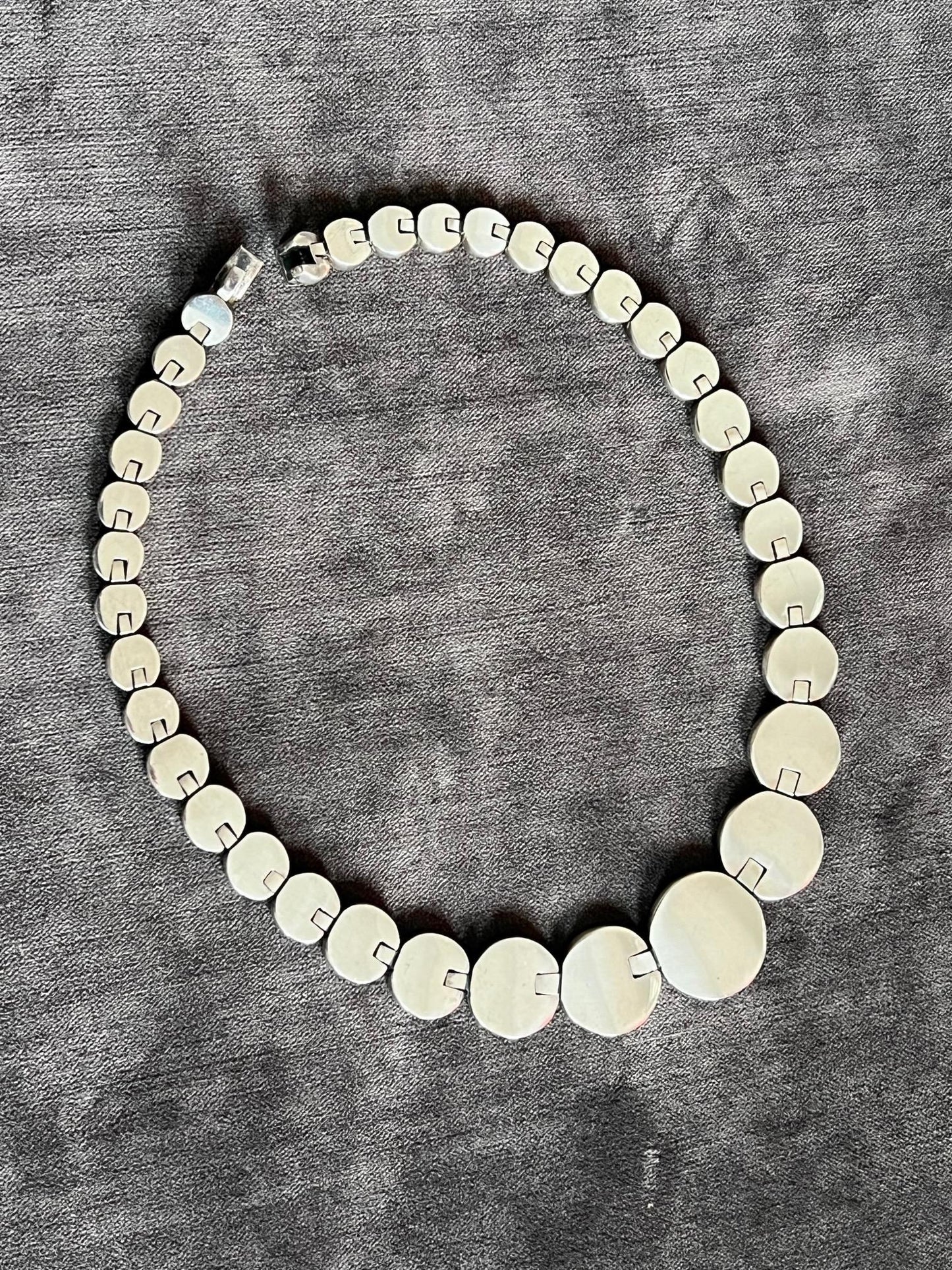 Frisman Vintage Modernist Sterling Necklace Mexico