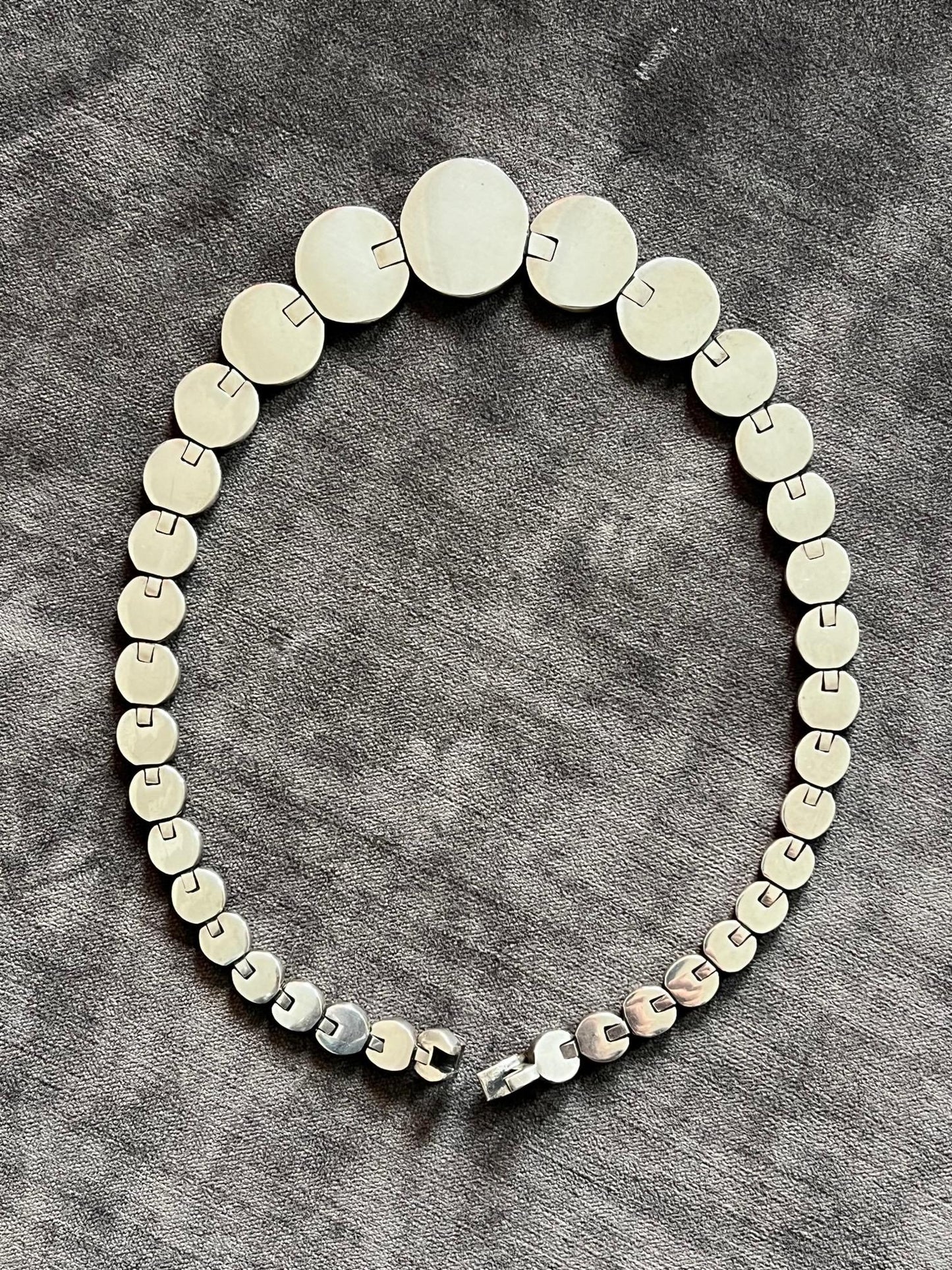 Frisman Vintage Modernist Sterling Necklace Mexico