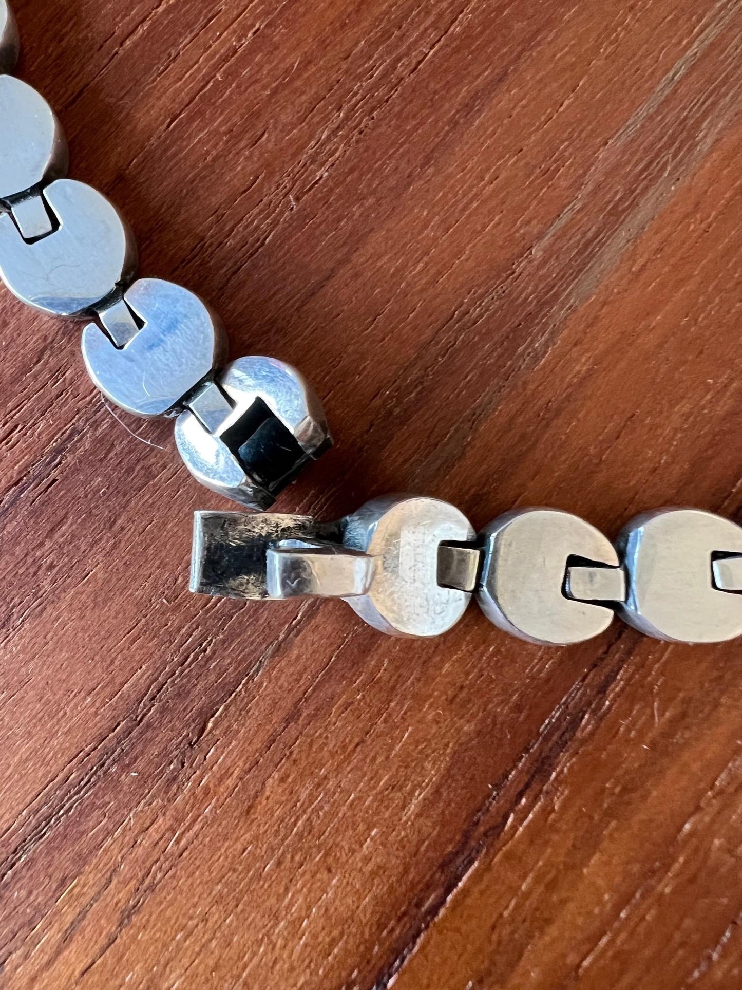 Frisman Vintage Modernist Sterling Necklace Mexico