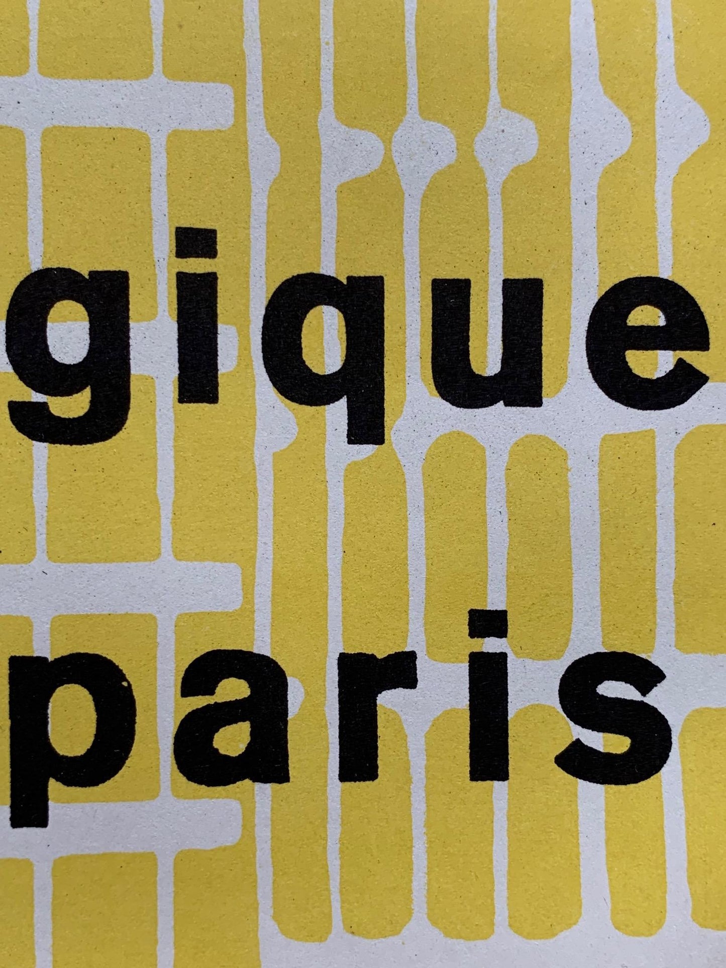 Frisman Vintage Rare Mies van der Rohe Exibition Poster Paris, 1950s