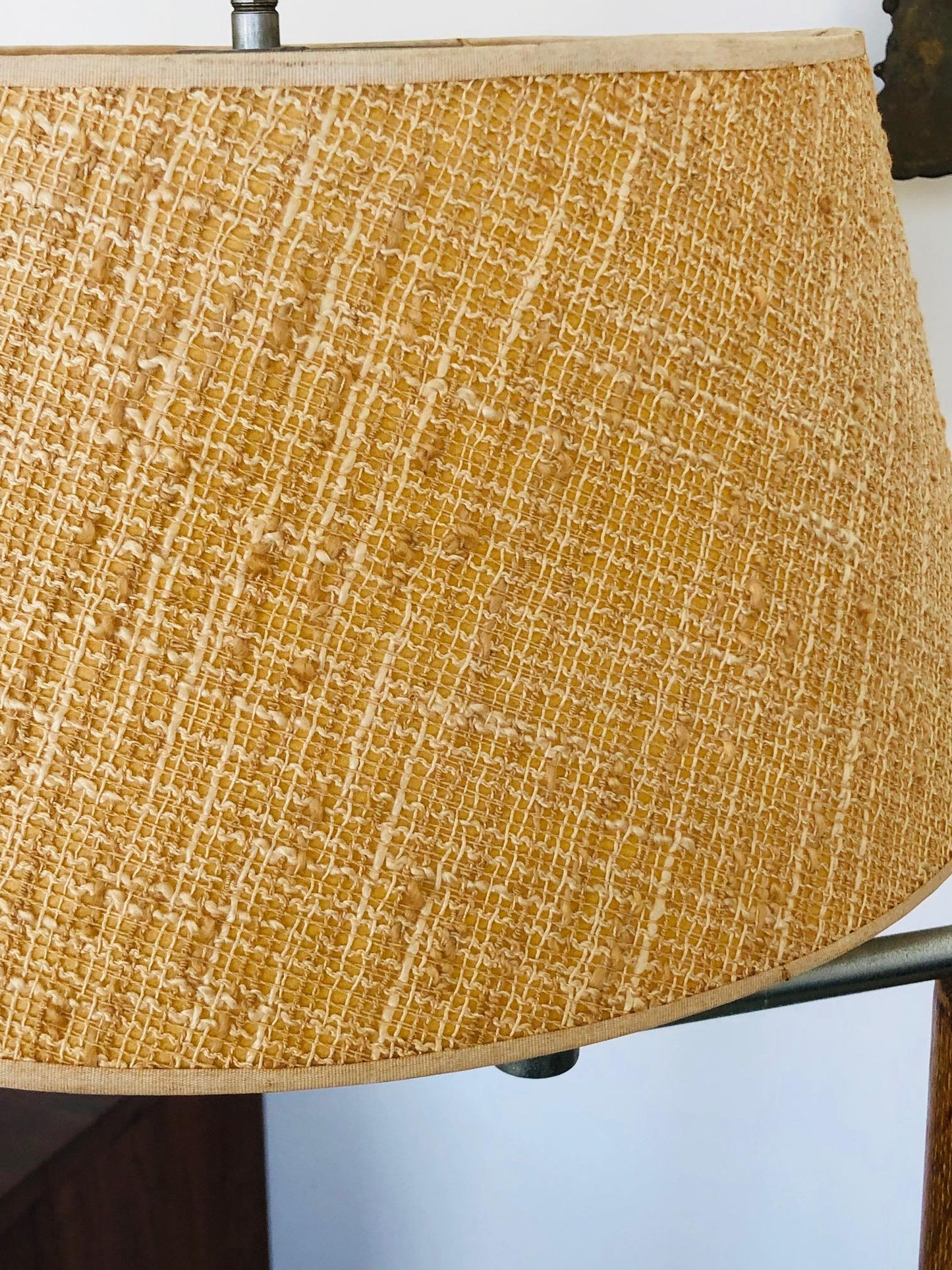 Frisman Vintage Modernist Articulated Floor Lamp with Original Shade