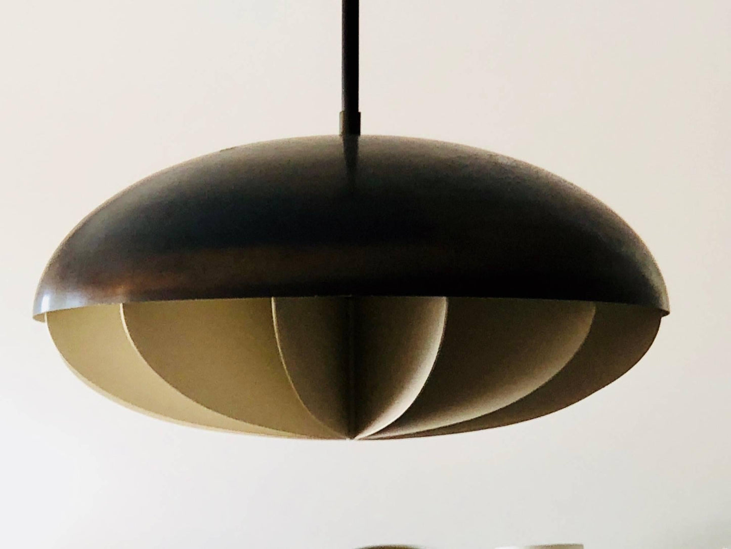 Frisman Vintage Modernist Pendant Bronze Finish