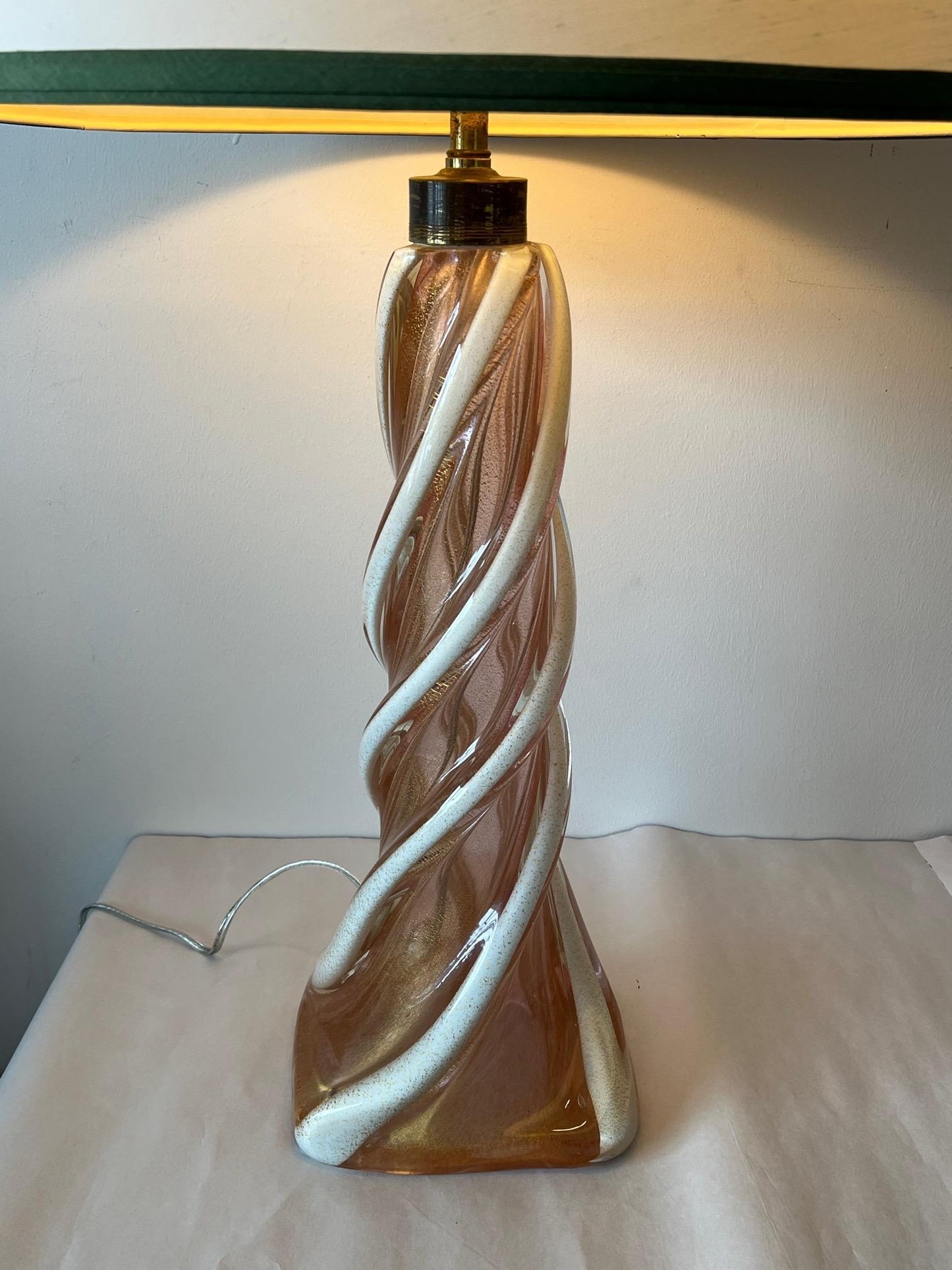 Frisman Vintage A Pair Of Unusual Murano Glass Lamps