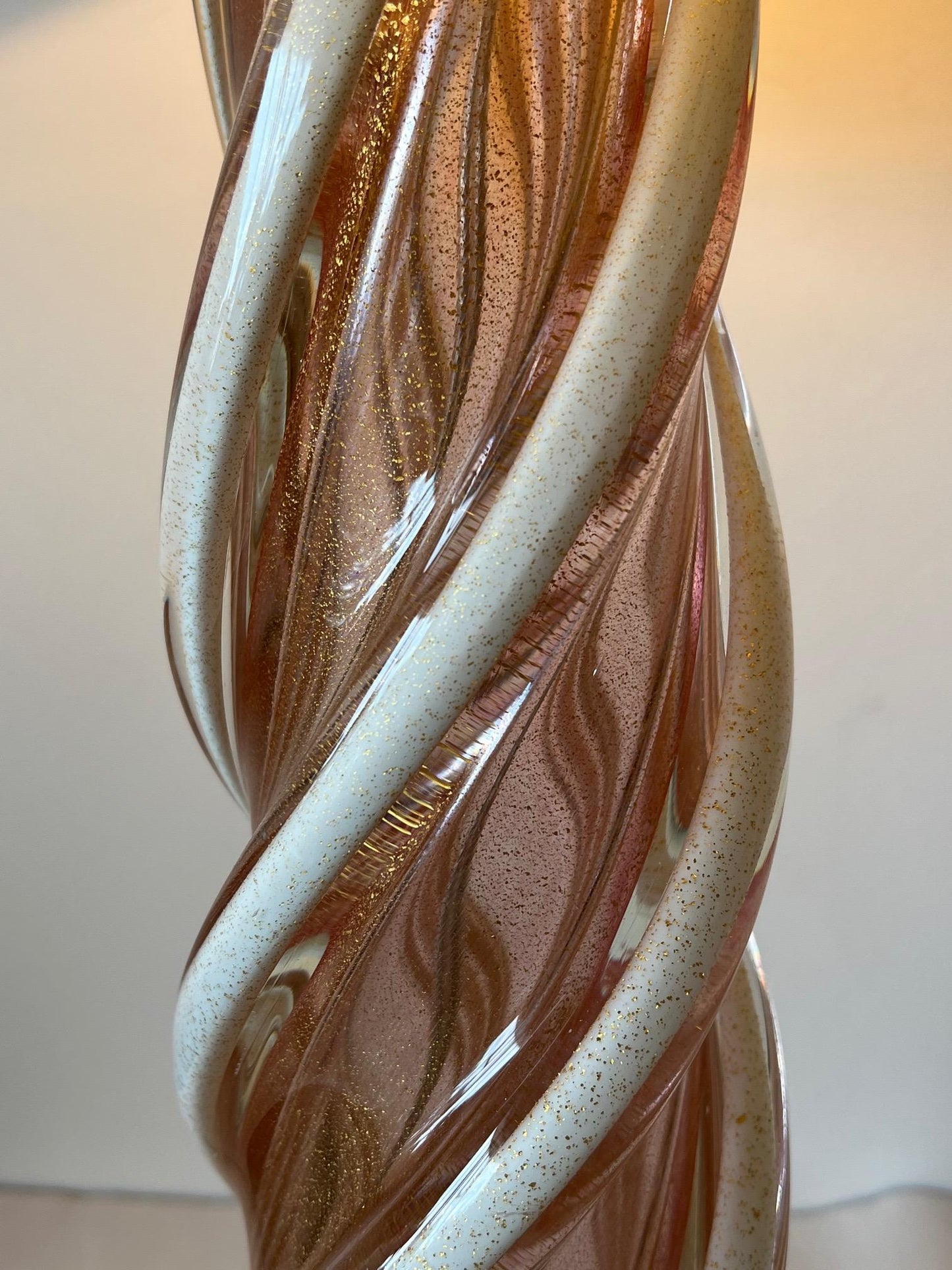 Frisman Vintage A Pair Of Unusual Murano Glass Lamps