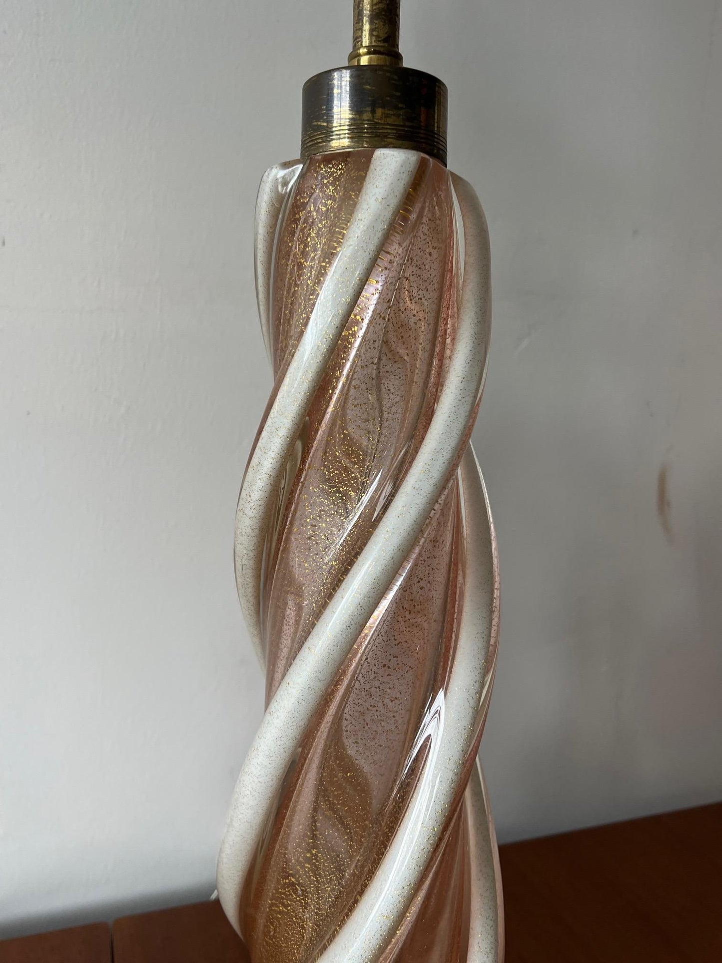 Frisman Vintage A Pair Of Unusual Murano Glass Lamps
