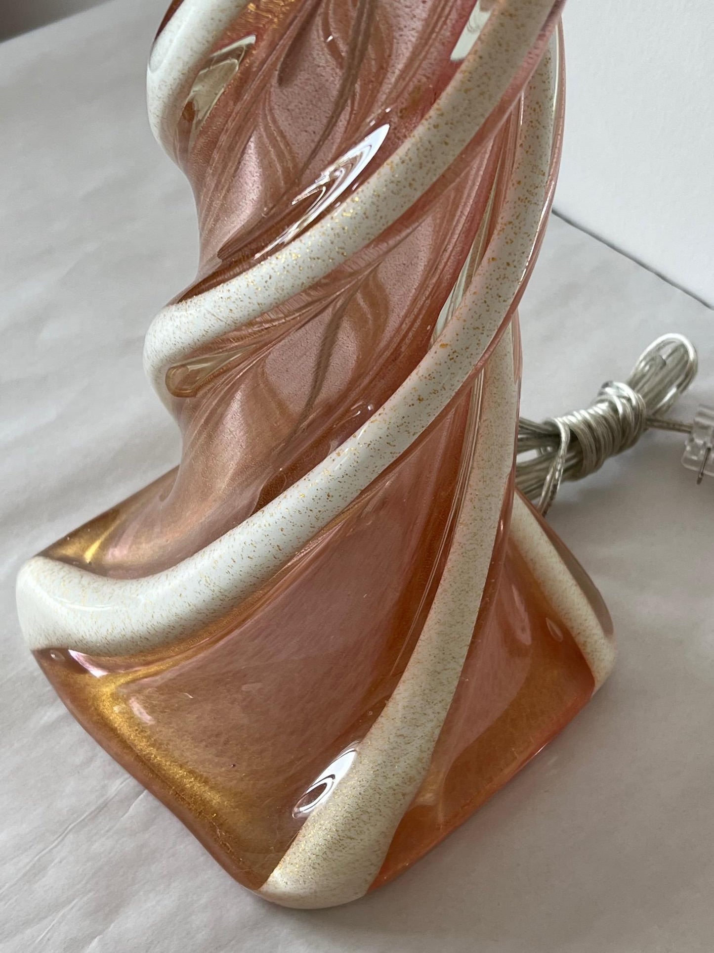 Frisman Vintage A Pair Of Unusual Murano Glass Lamps