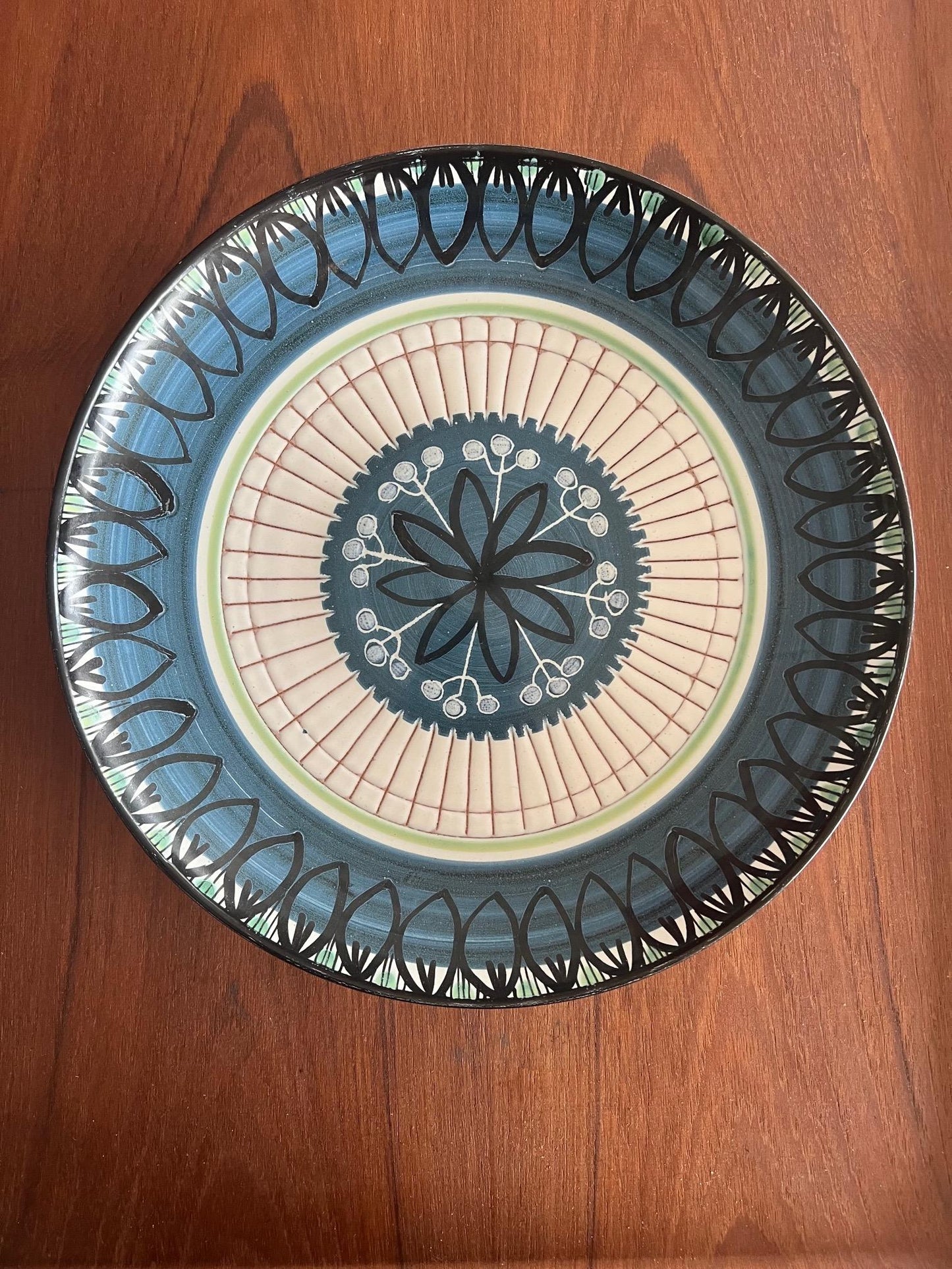 Frisman Vintage Large Mid Century Decorative Bowl Norway