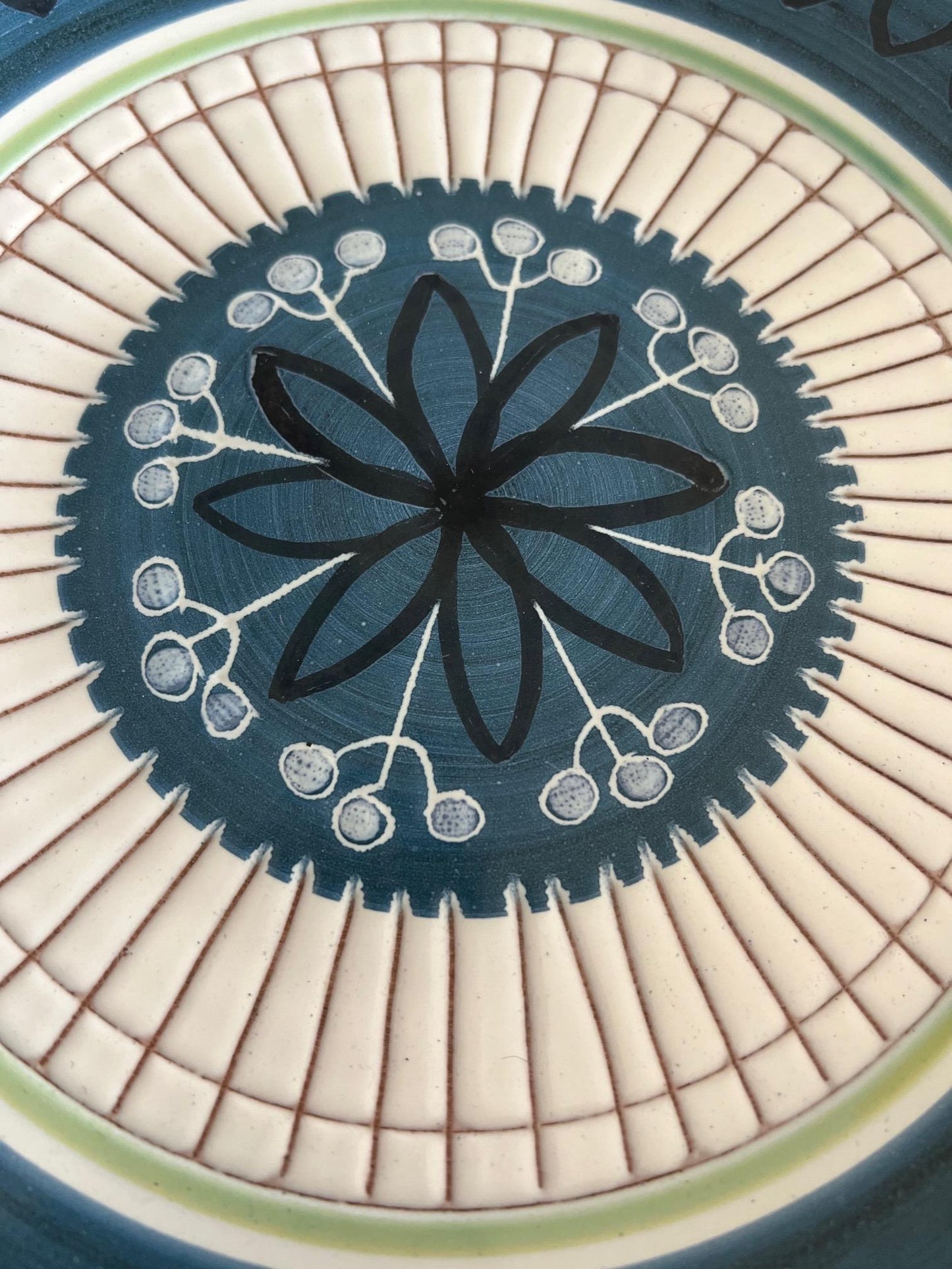 Frisman Vintage Large Mid Century Decorative Bowl Norway