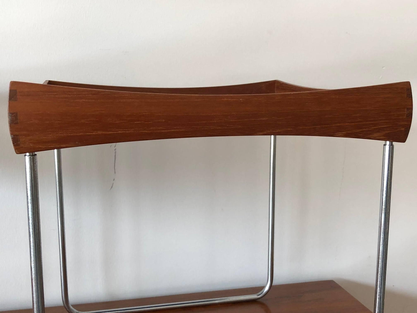 Frisman Vintage Hermann Bongard Norwegian Enamel Tray Tables