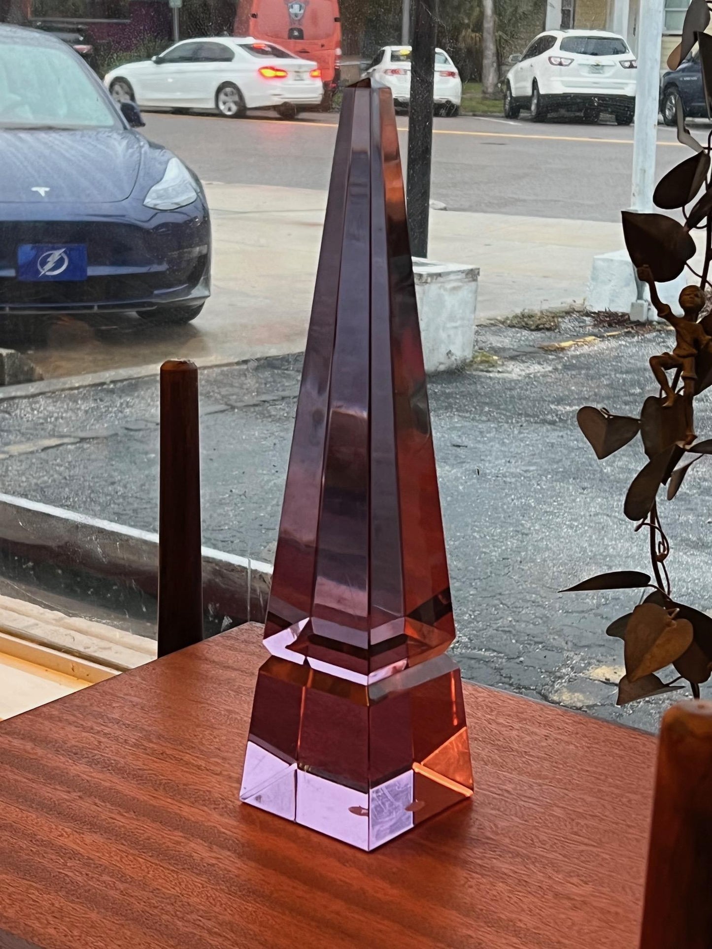 Frisman Vintage Murano Decorative Obelisk by Seguso