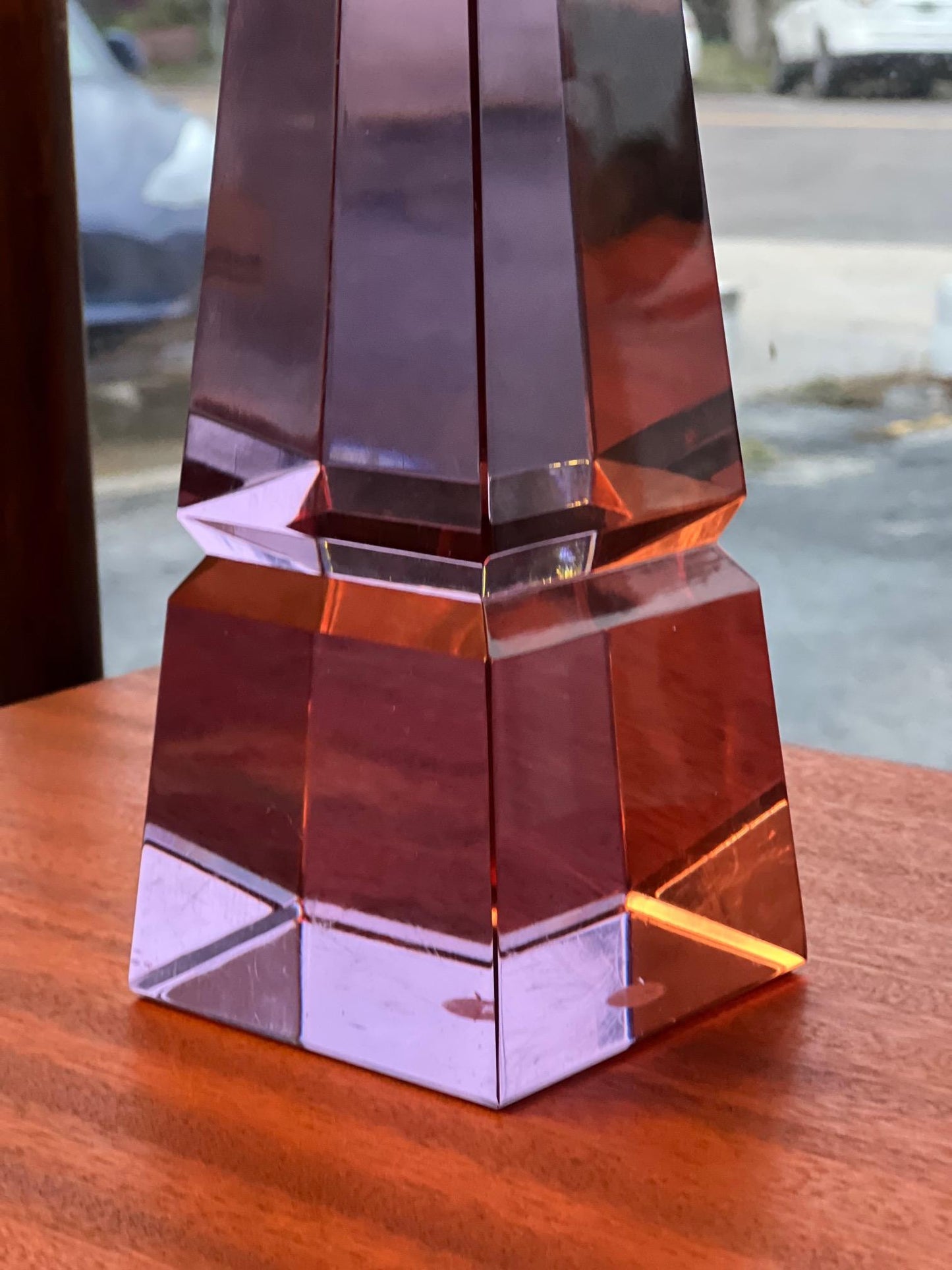 Frisman Vintage Murano Decorative Obelisk by Seguso