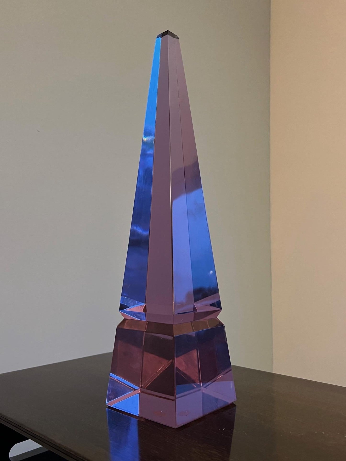 Frisman Vintage Murano Decorative Obelisk by Seguso