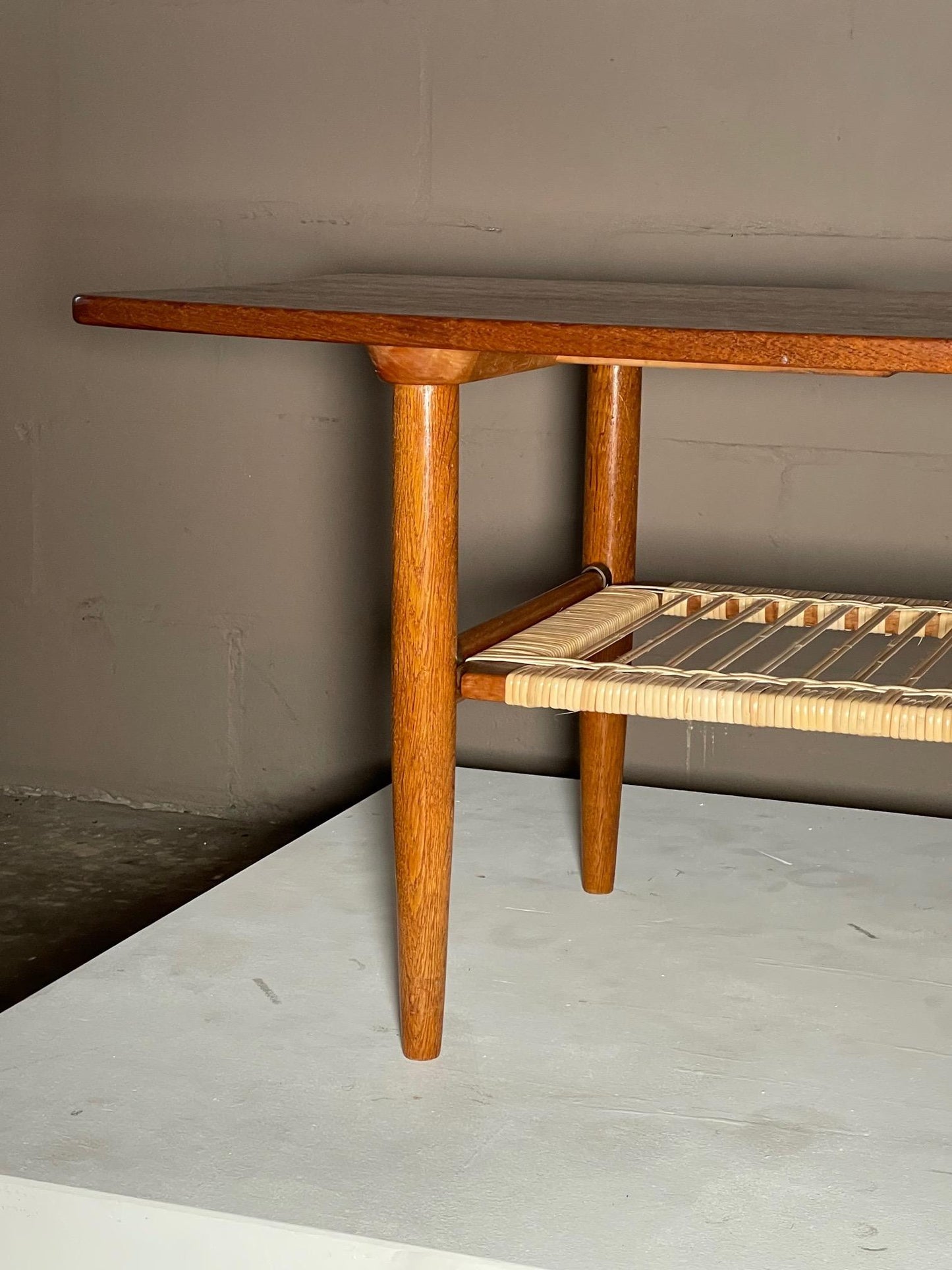 Frisman Vintage Danish Surfboard Coffee Table by Kurt Ostervig, ca' 1950's