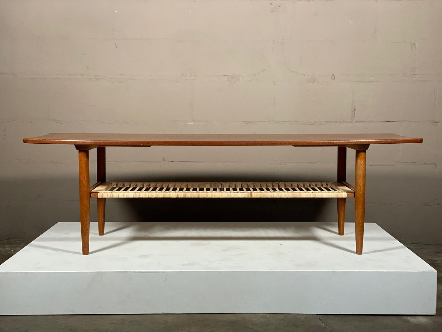 Frisman Vintage Danish Surfboard Coffee Table by Kurt Ostervig, ca' 1950's